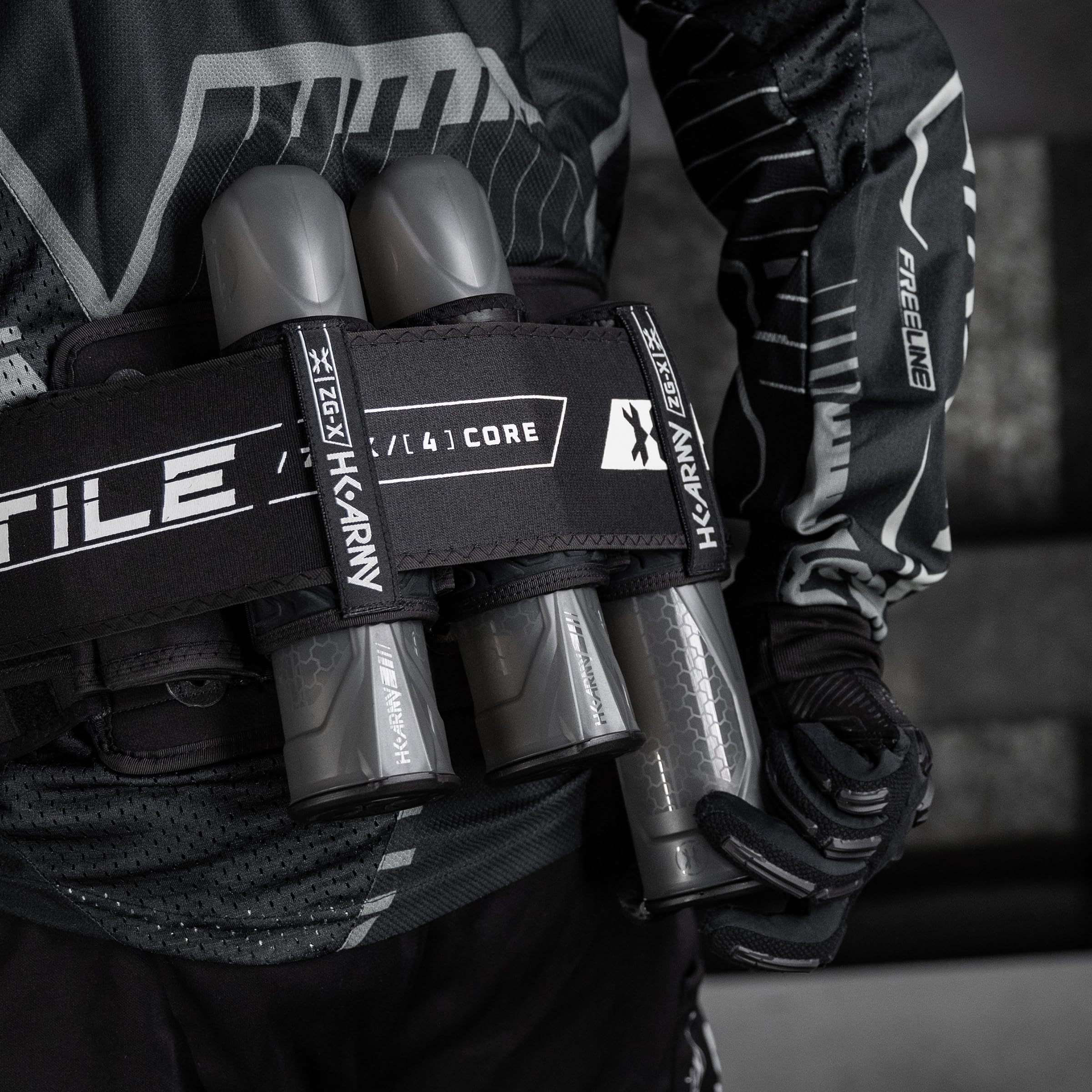 JT Paintball & NXe FX Professional Level Paintball HarnessPod Pack (Lime)