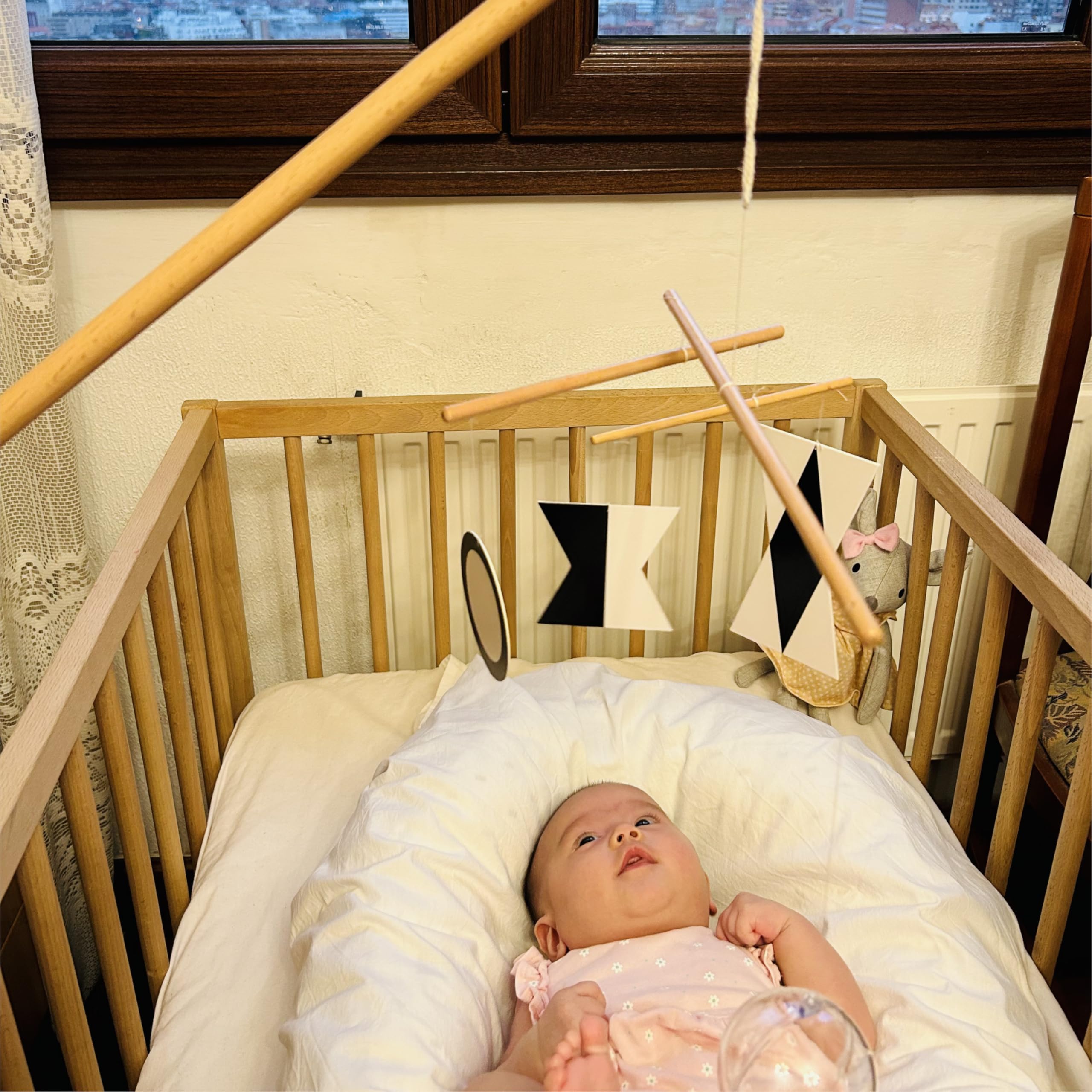 Munari Mobile, Montessori-Mobile, Babyspielzeug, Wickelspielzeug, Visuelle Verfolgung, Neugeborenen-Spielzeug