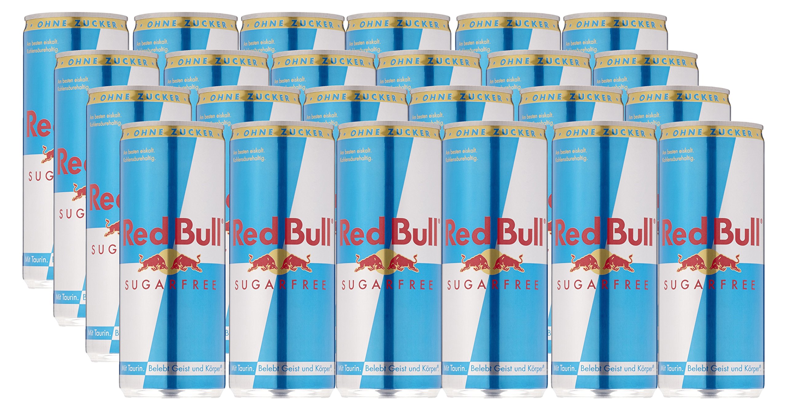 Red Bull Energy Drink Sugarfree Dose Einweg , 24 x 250 ml