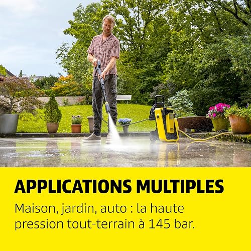 Kärcher Nettoyeur Haute Pression K 5 Comfort Premium Home, Pression : 145 Bar, débit : 500 l/h, Surface : 40 m²/h, Tuyau Haute Pression Extra Flexible, Enrouleur de Tuyau, Multi Jet 4 en 1, Home Kit - 2