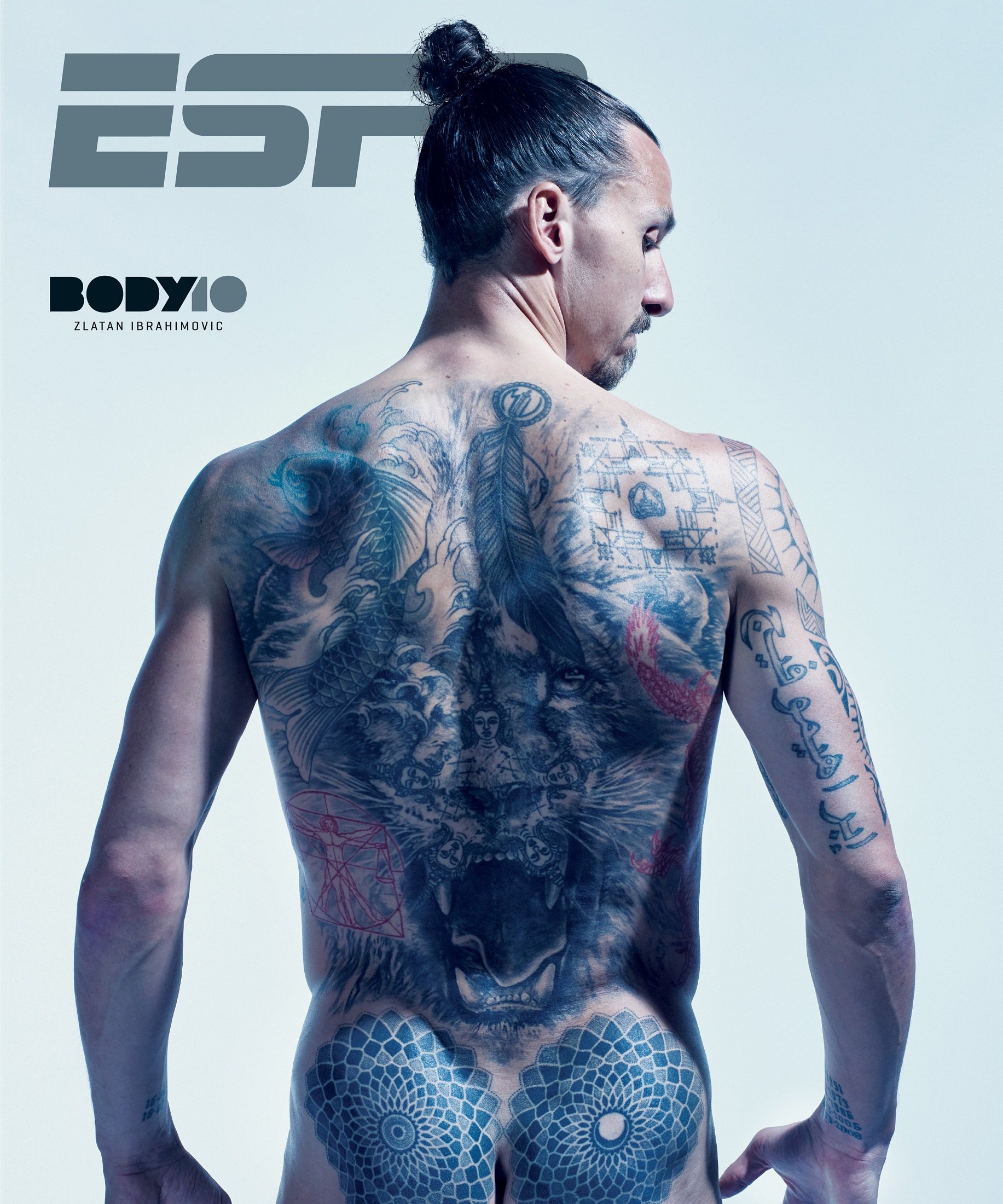 ESPN Magazine THE BODY ISSUE, 9 July 2018 | Zlatan Ibrahimović cover