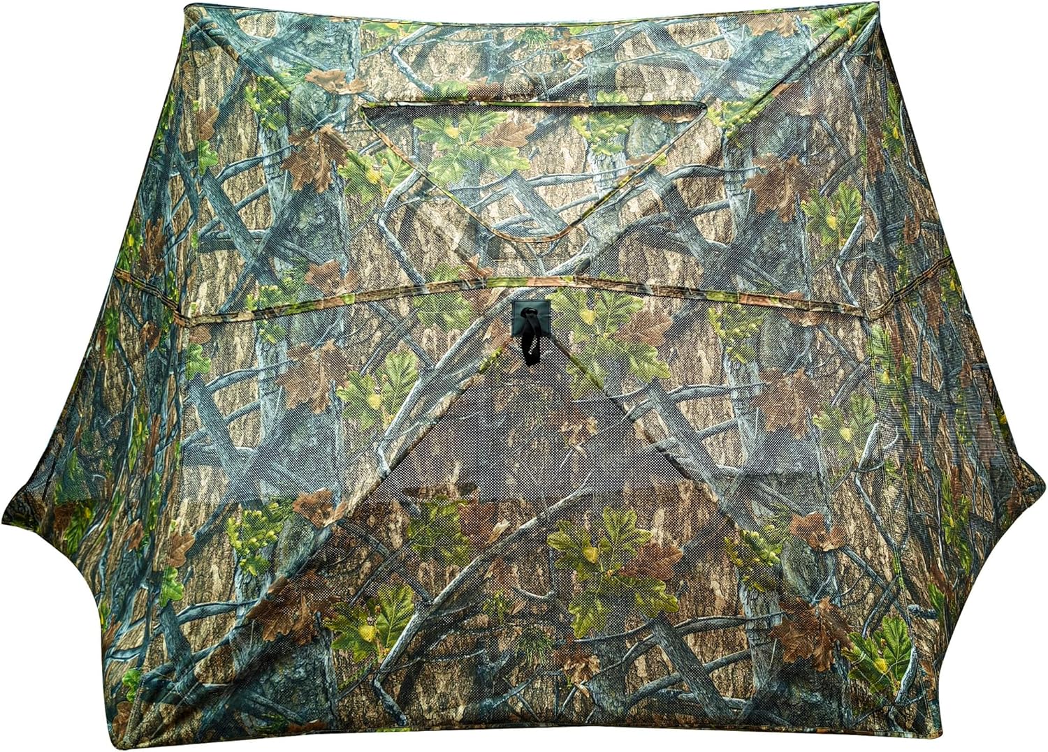 AUSCAMOTEK 3-Panel See-Through Ground Blind with Adjustable Side Panels for Deer Turkey Duck Hunting - Image 3