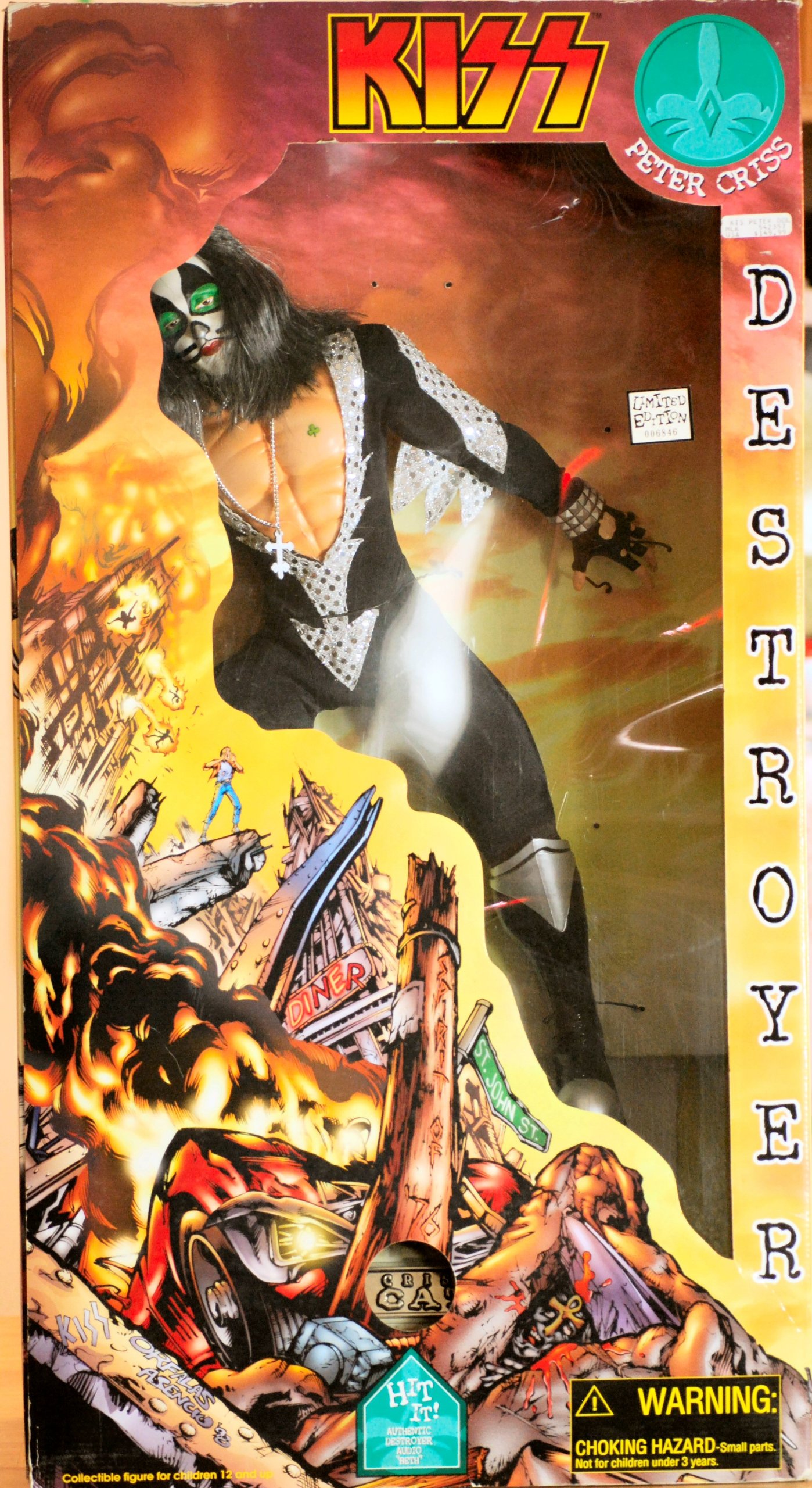 Buy KISS - 1998 - Art Asylum - KISS Destroyer - Peter Criss : The