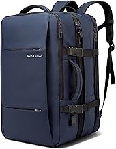 Red Lemon Titan Ultrafit Plus Bange Series 15.6-Inch Laptop Backpacks for Men and Women 45L Outdoor and Camping 3In1 Office Bags,Travelling,Backpack (with Bottle Holder), Blue