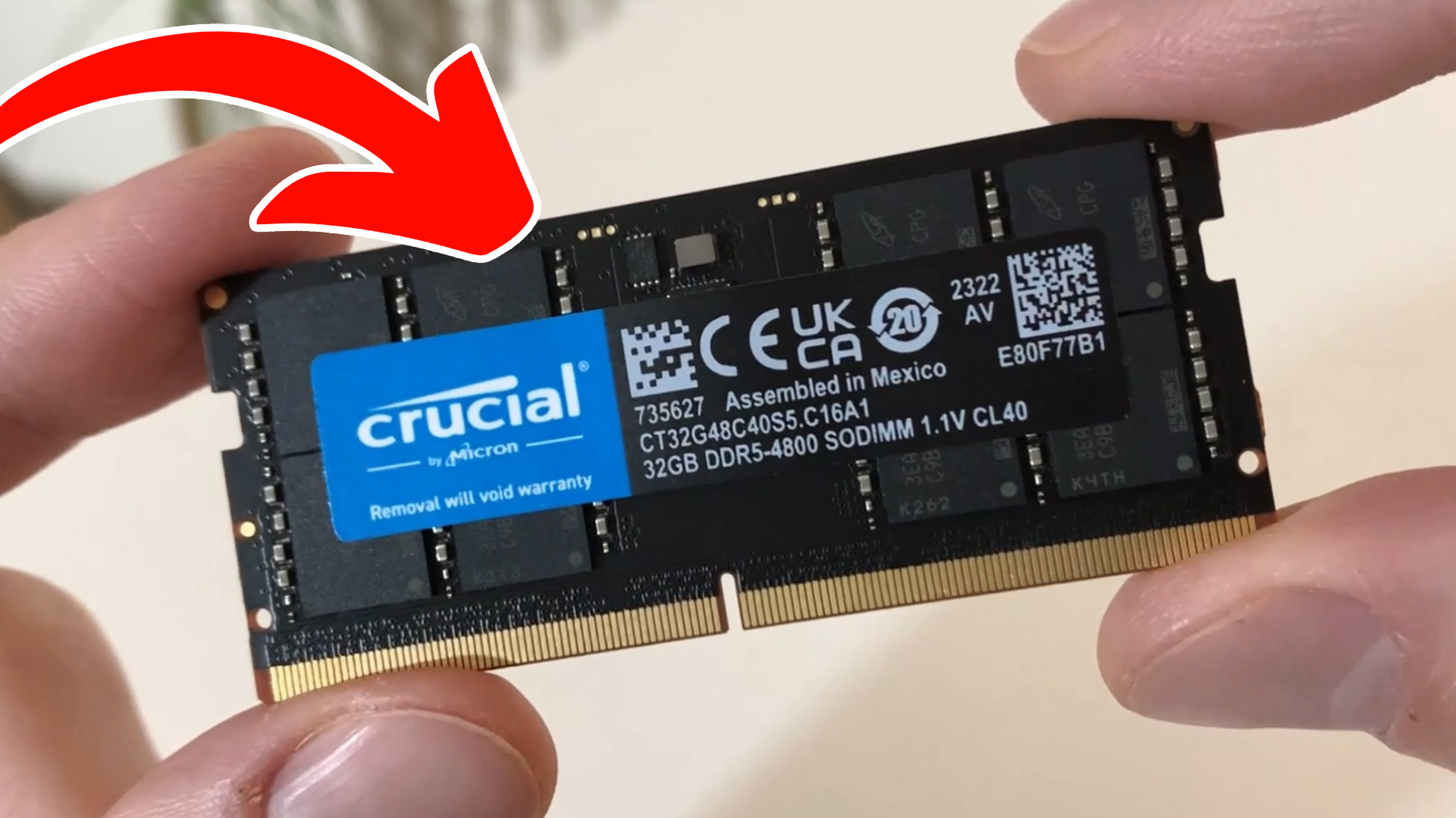Watch Taking a closer look at Crucial DDR5 laptop RAM on Amazon Live