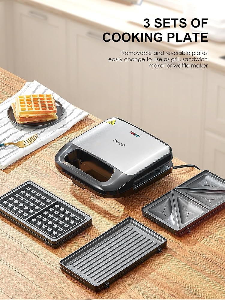 Waffle Maker Griddler Plates Waffle Maker With Removable Plates In