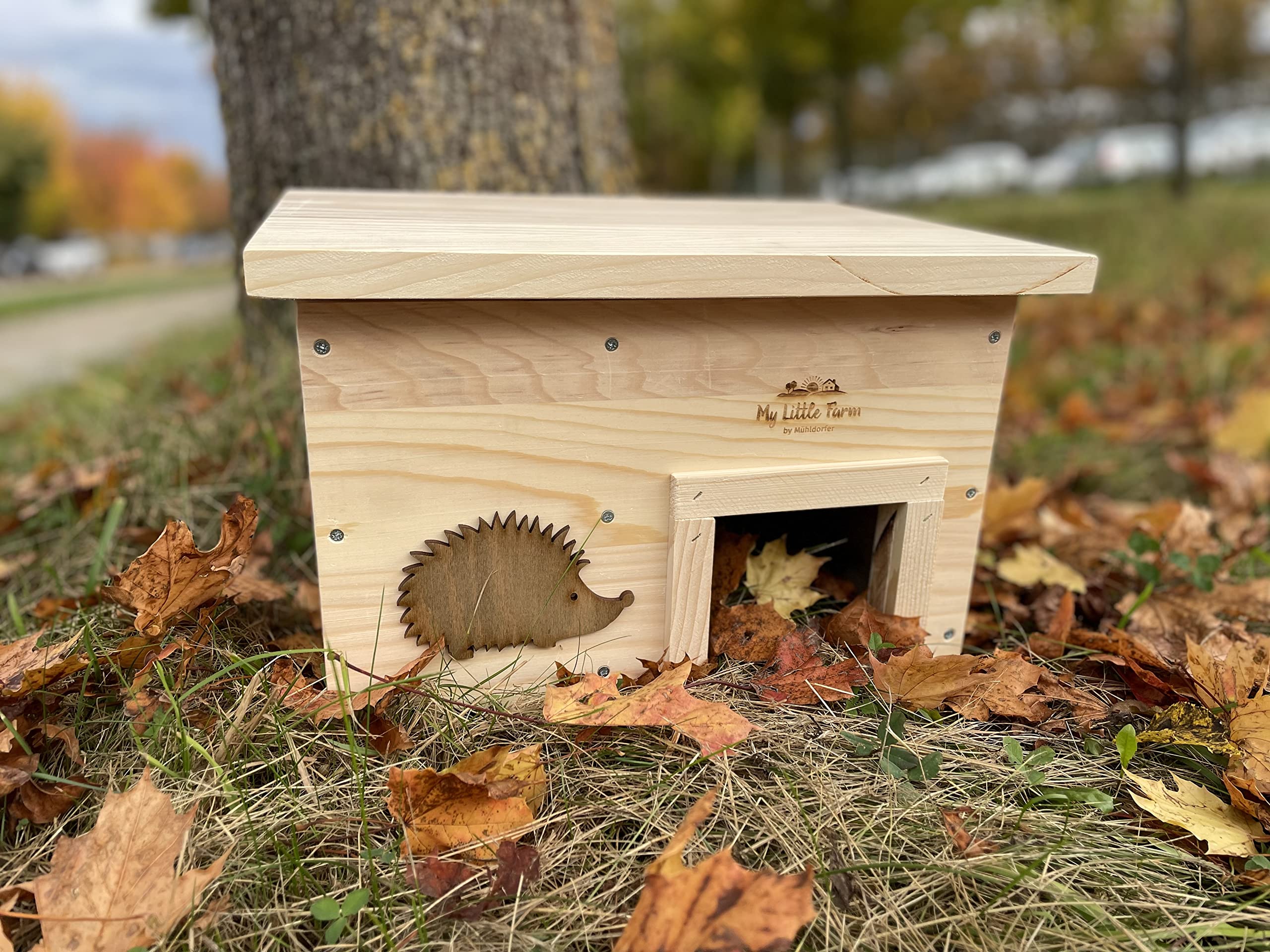 My Little Farm - Casa para erizos (Resistente a la Intemperie, Incluye Tornillos para Montaje)