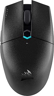 Corsair KATAR PRO WIRELESS Gaming Mouse (10,000 DPI Optical Sensor, Lightweight Symmetric Shape, Sub-1ms Slipstream Wireless Technology, Up to 135 hours Battery Life, Six Programmable Buttons) Black
