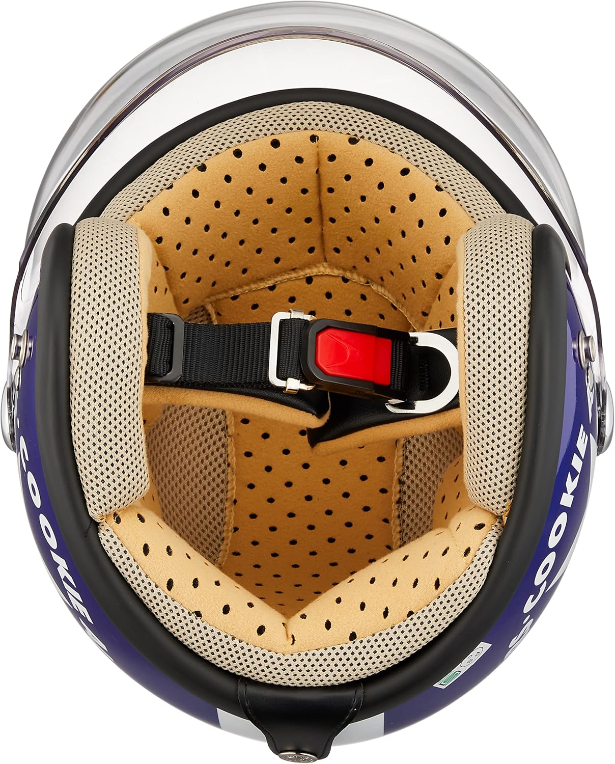 スピードピット(Speed Pit) TNK工業 CA-6 キッズヘルメット メタリックブルー/ホワイト KIDSサイズ(54-56㎝) 51241