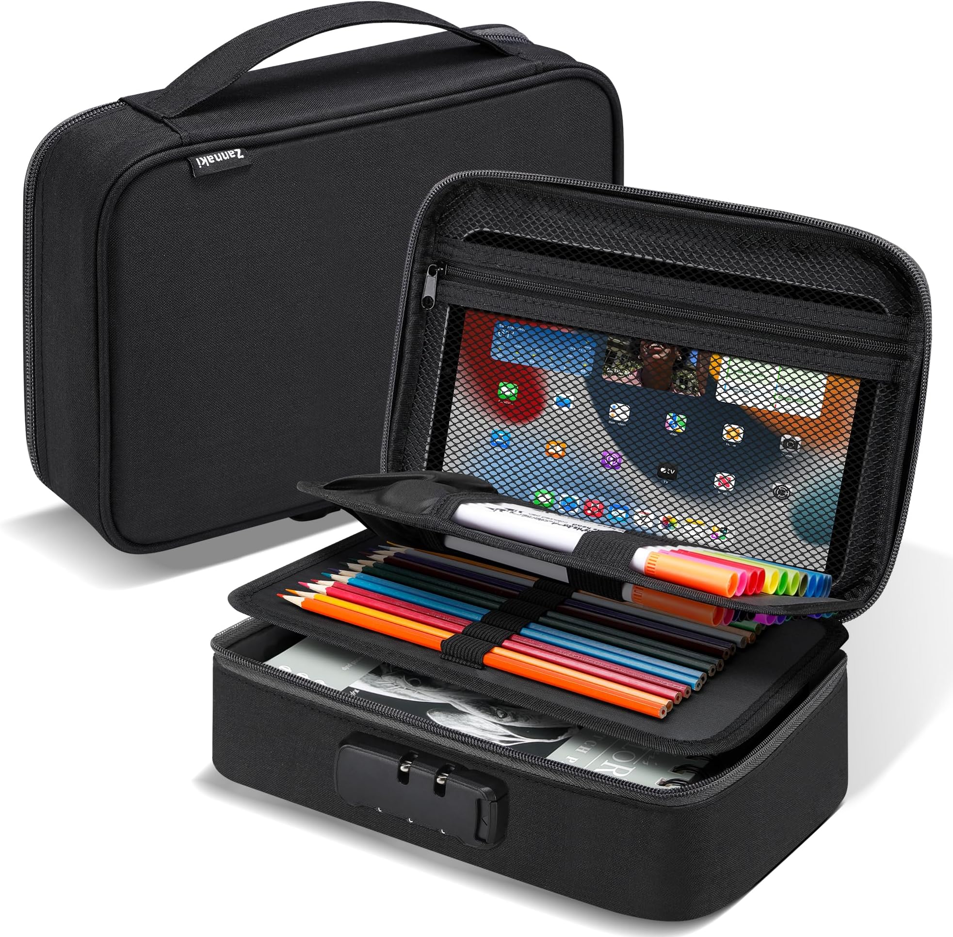 Large Pencil Case with Lock