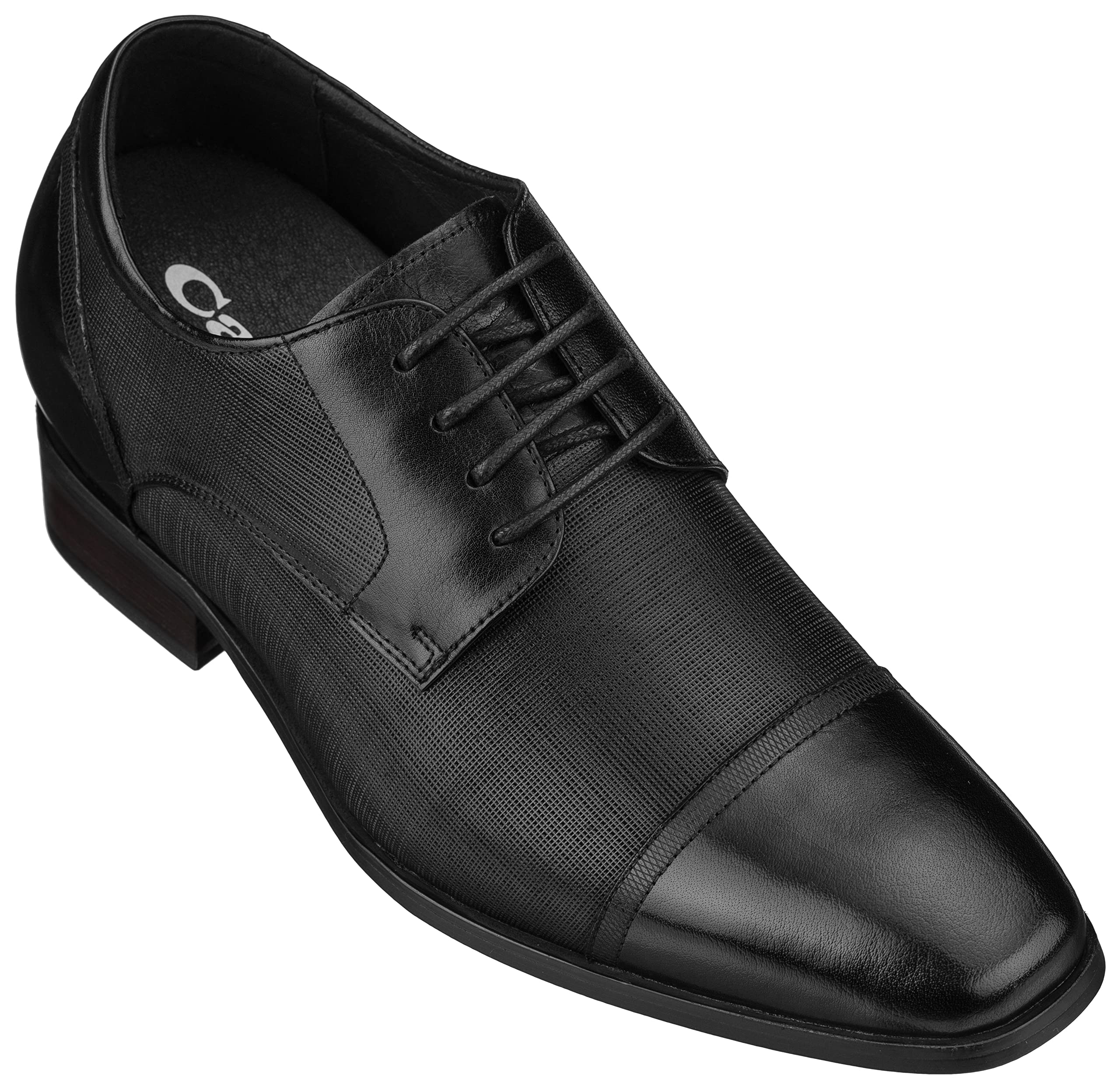 CALTO Men's Invisible Height Increasing Elevator Shoes - Y40552