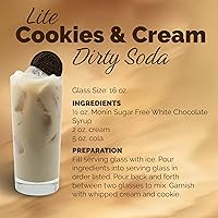 Vista 5 de Monin Jarabe de chocolate blanco sin azúcar, 25.4 fl oz