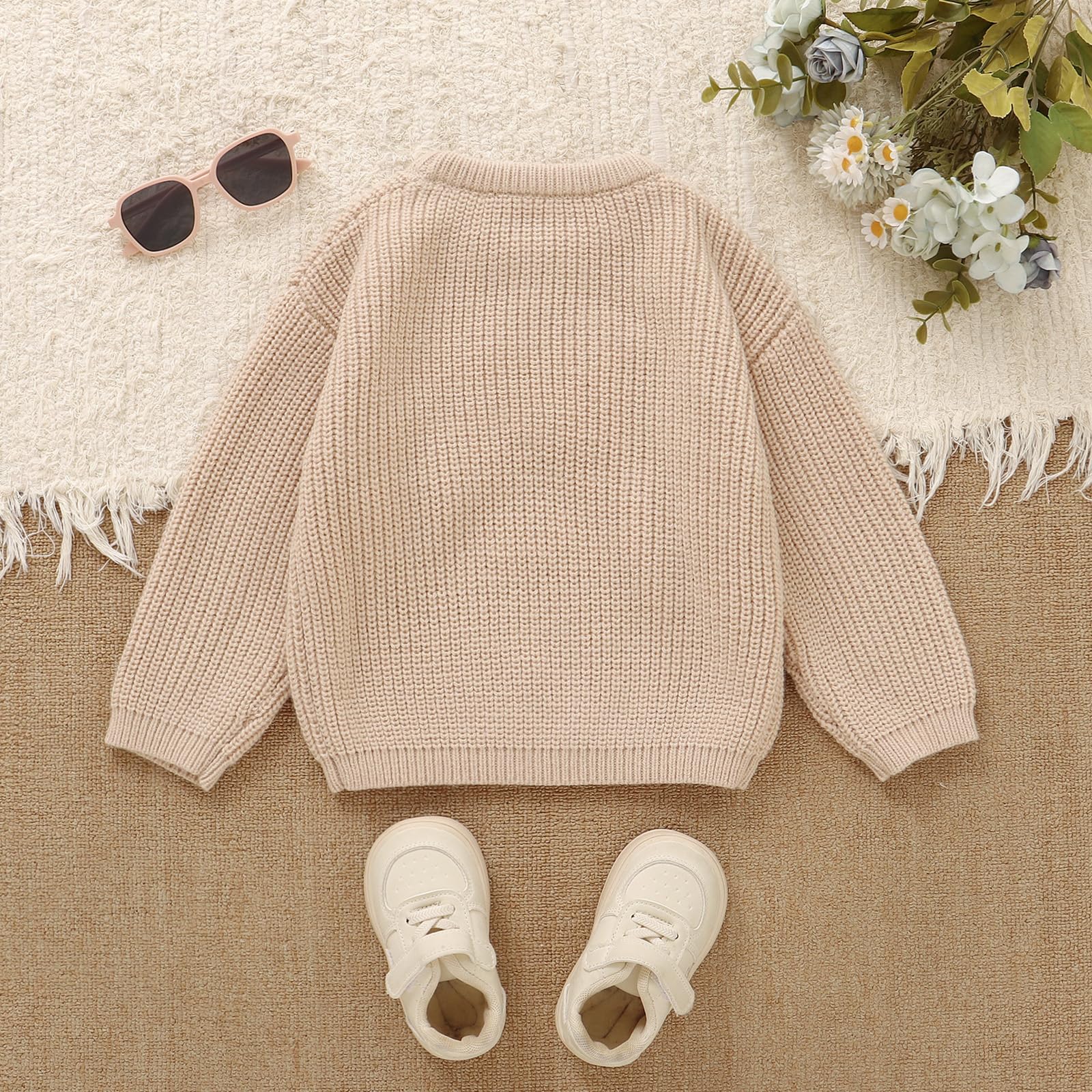 Winmany Baby Girl Knit Sweater Suéter pulóver Bebé-Niñas (Pack de 1)