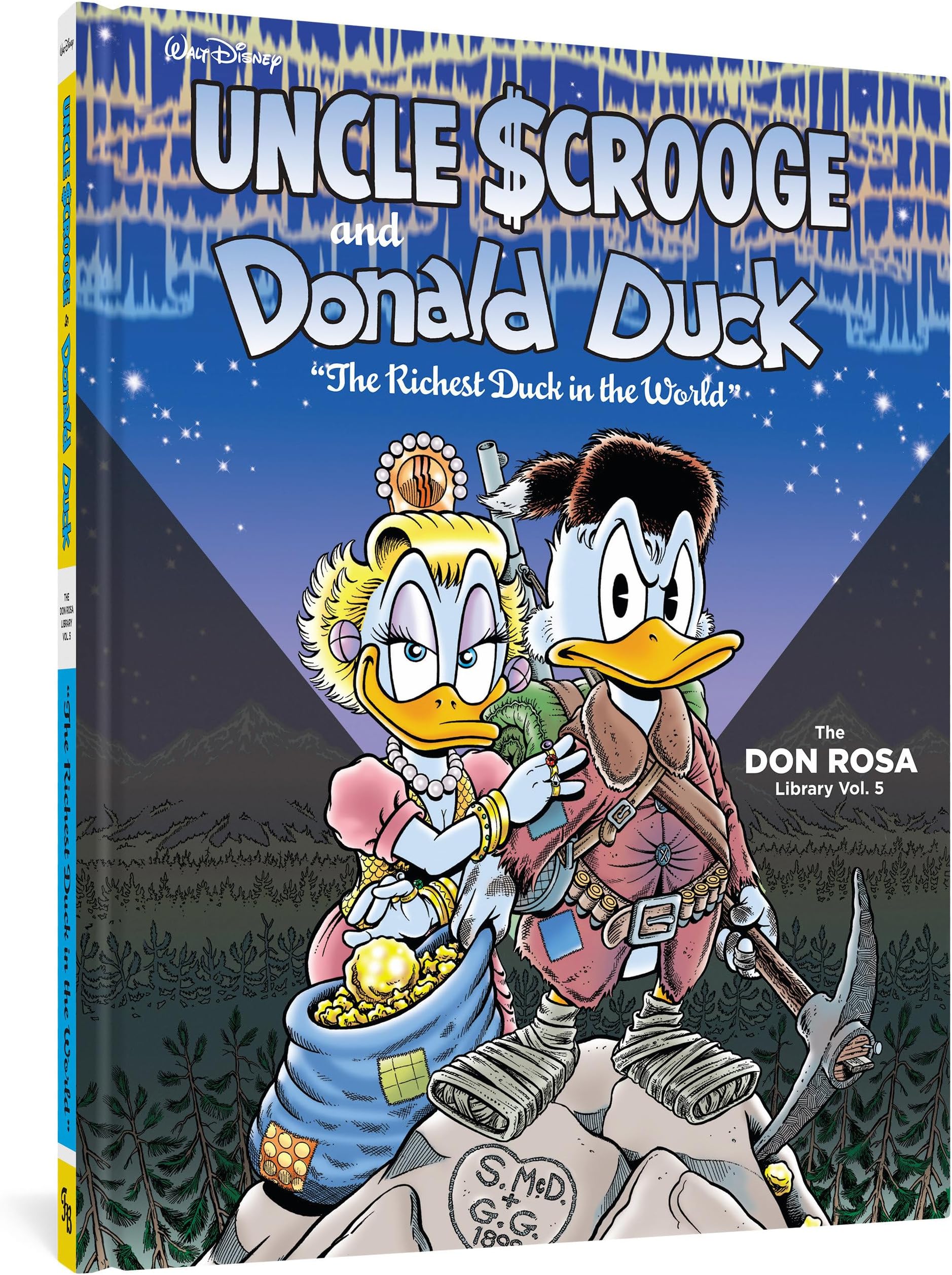 Walt Disney Uncle Scrooge And Donald Duck The Don Rosa Library Vol. 5: The Richest Duck In The World (DISNEY ROSA DUCK LIBRARY HC)