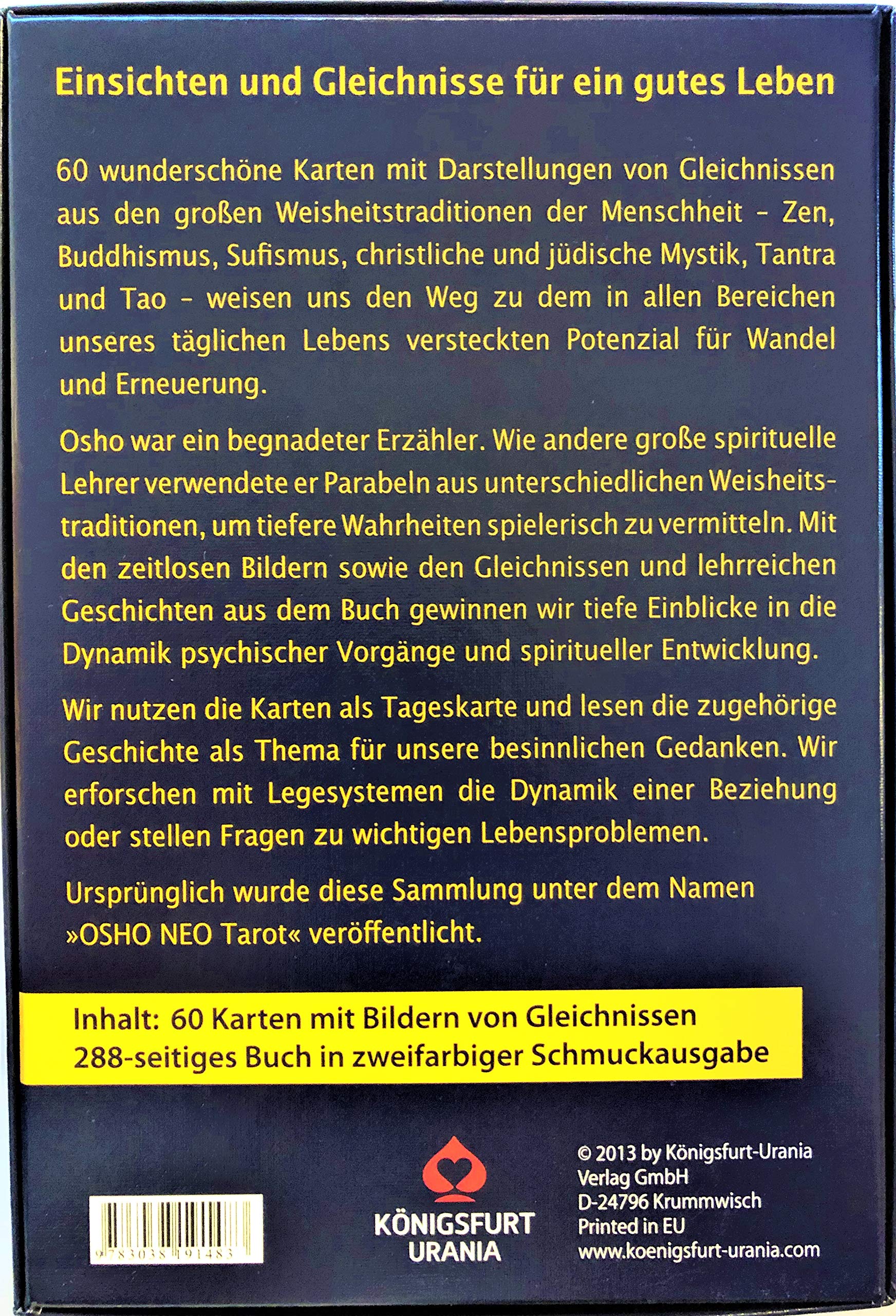 OSHO Transformationskarten (Set: 60 Karten mit Darstellungen von Gleichnissen)