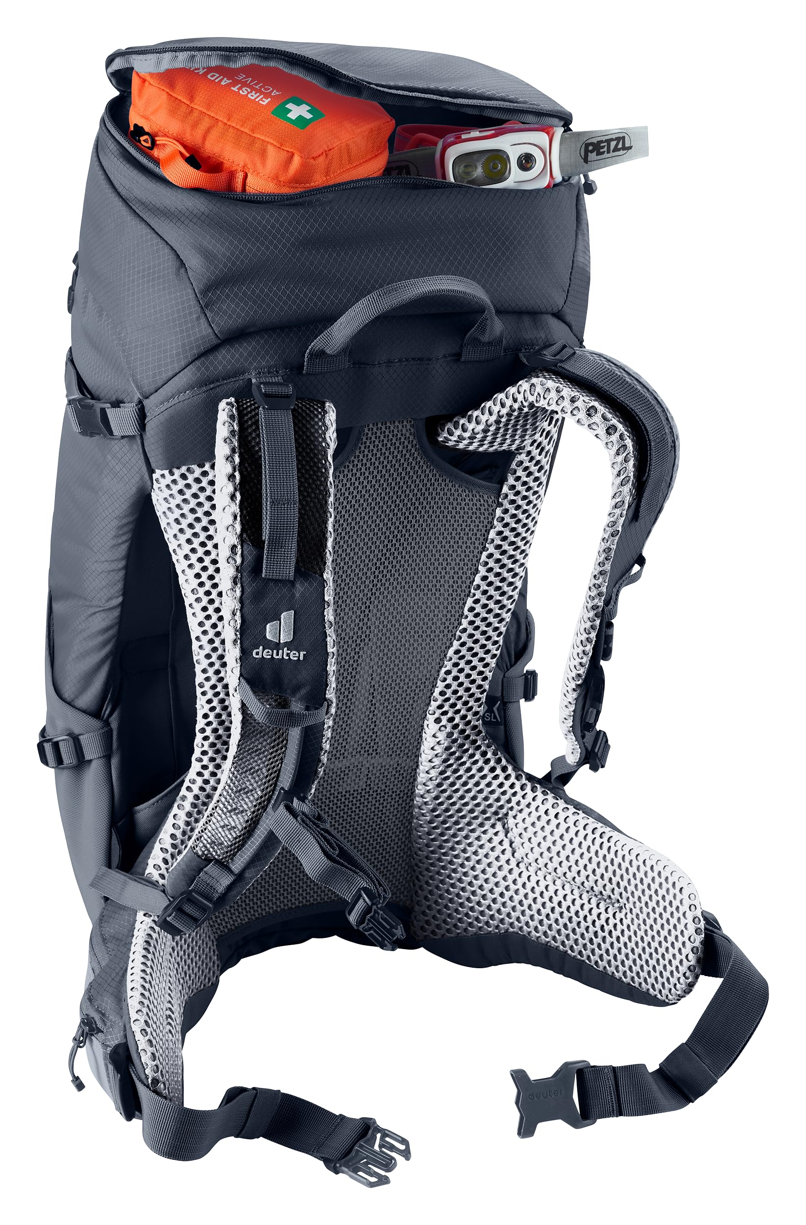 deuter Futura 24 SL plecak turystyczny dla kobiet z siateczkowym tyłem i osłoną przeciwdeszczową