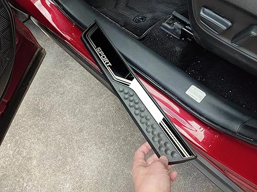 Miniatura 7 de GZBFTDH Protector de entrada de puerta de automóvil, para Honda CR-V CRV 2017-2022, placa de protección contra rasguños, 4 unidades, acero