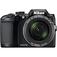 Nikon COOLPIX B500 Digital Camera, 40x Optical Zoom, 16.02 Megapixels, AA Battery, Black B500BK