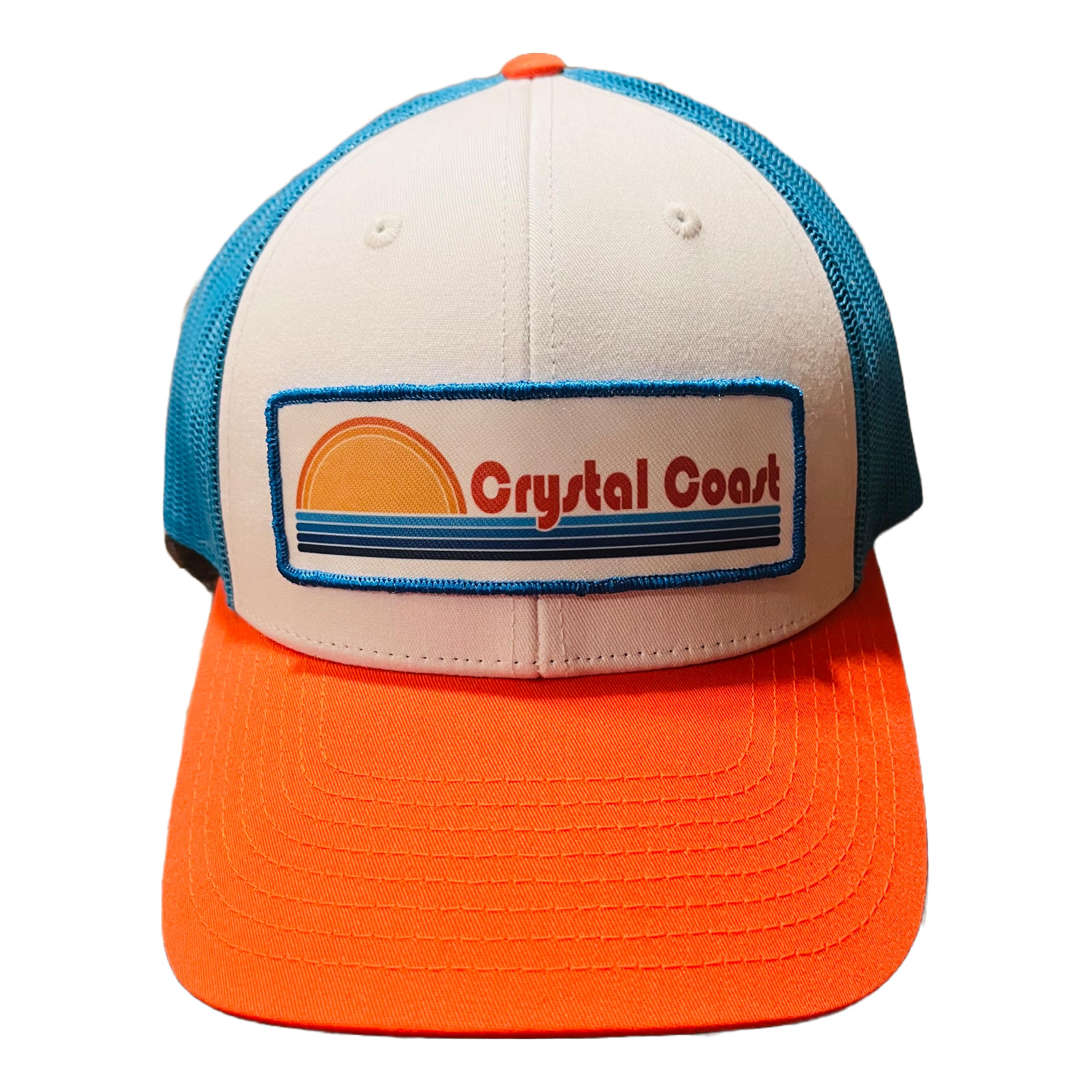 Crystal Coast OutfittersCustom Trucker Style Hat: Coastal Sunrise Low Profile