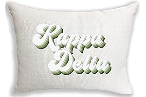 Kappa Delta Retro Design Lumbar Pillow