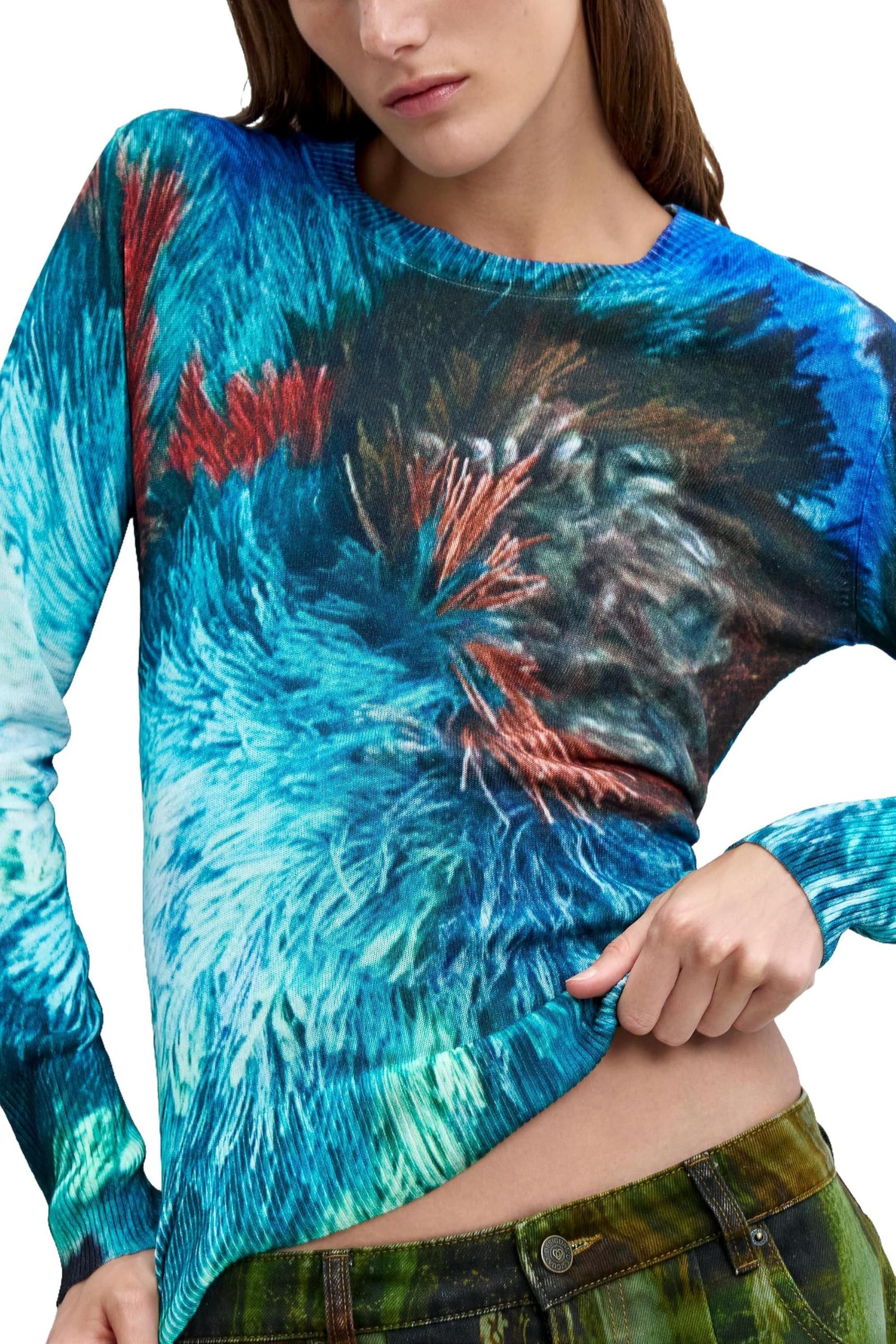 Desigual Damen JERS_Pompom_Lacroix Sweatshirt (1er Pack)