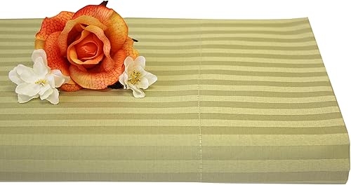 Perthshire Platinum Collection 360hilos algodón Rich satén rayas hoja Set El Rey Apio