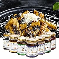 Vista 5 de Spartacus - Trufas negras conservadas en aceite de oliva virgen extra, condimento gourmet perfecto para pizza, pasta, ensaladas, papas, carne