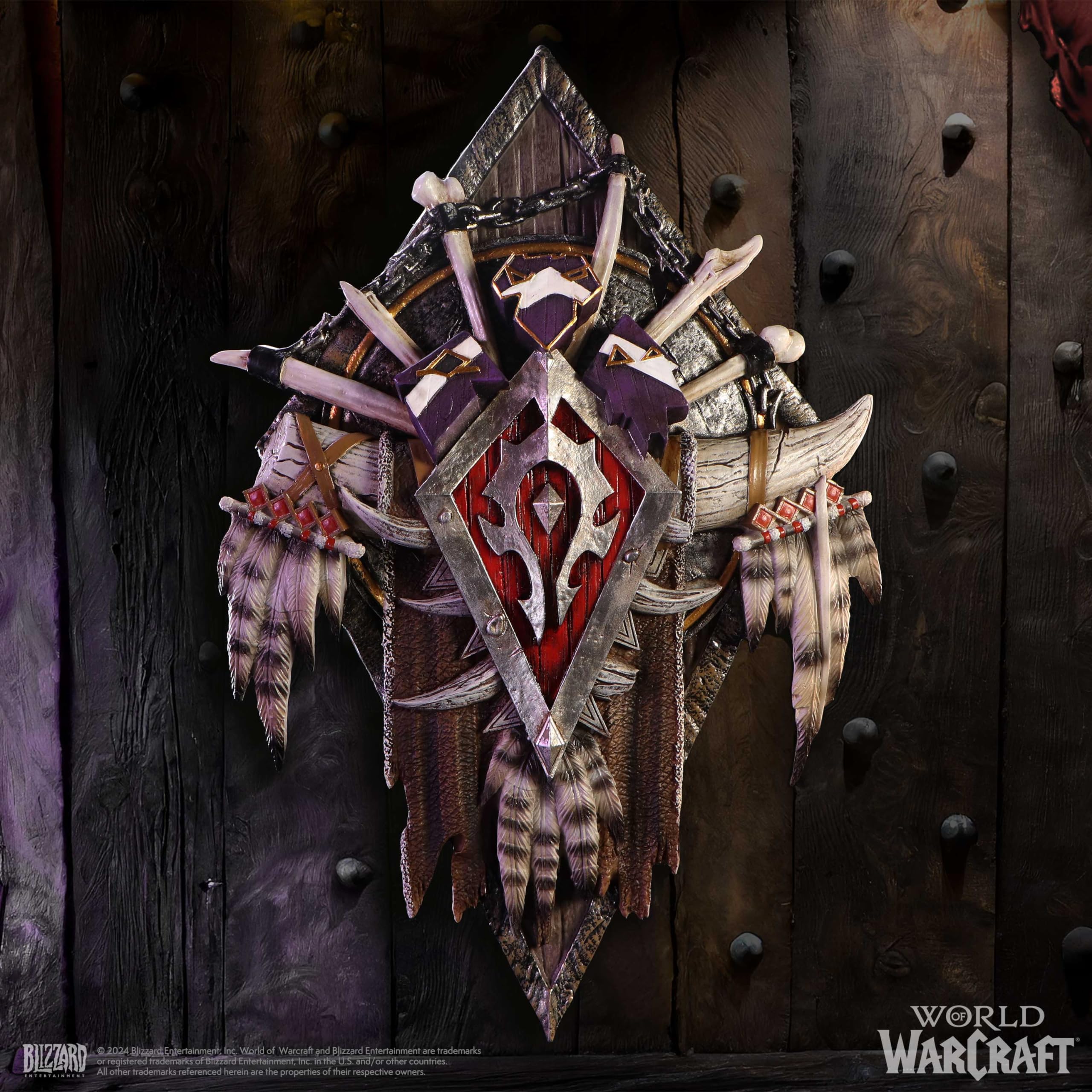 Nemesis Now World of Warcraft Horde Wall Plaque 30cm, Resin, Red, Official World of Warcraft Merchandise - Image 4