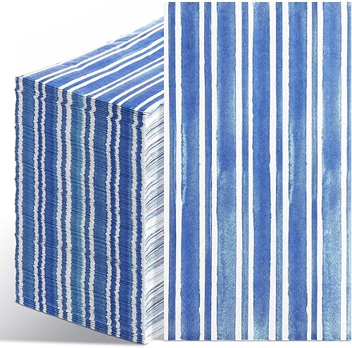 Colarr Servilletas de papel desechable de 3 capas para invitados, toallas decorativas de papel ligero, toallas de mano para baño, inodoro, polvo,