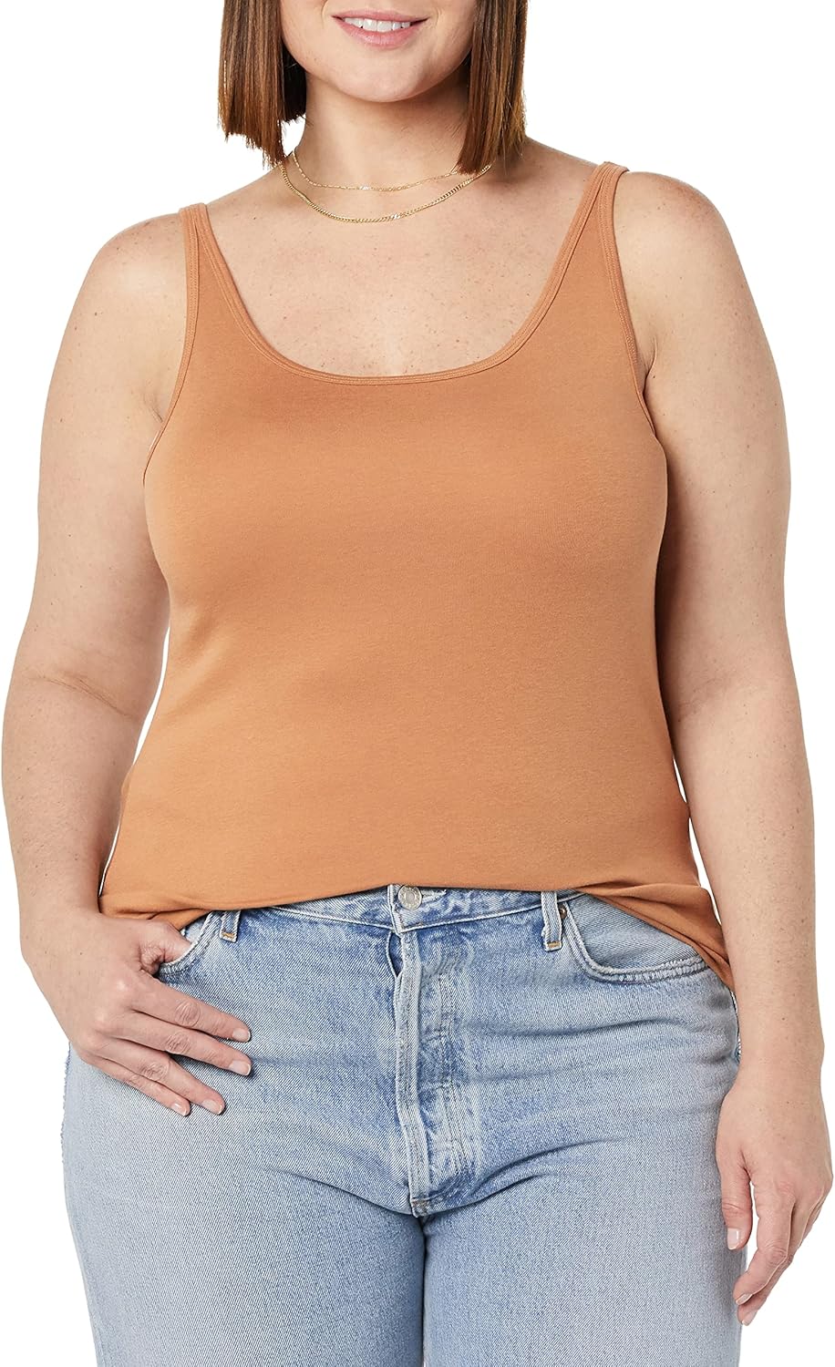 Amazon Essentials Women's Slim-Fit Thin Strap Tank Top - Image 3