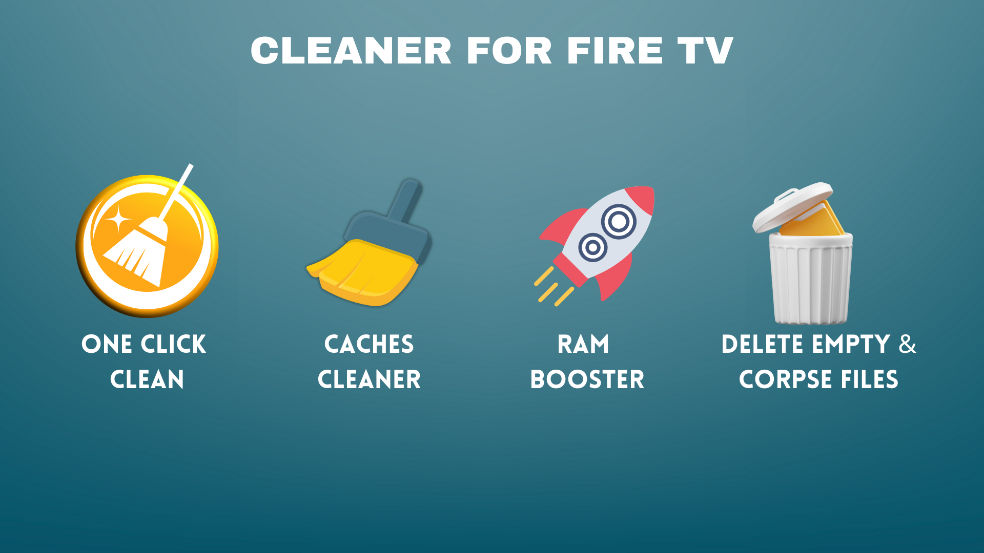 Fire Cache Cleaner Cleaner for Fire TV - App on Amazon Appstore