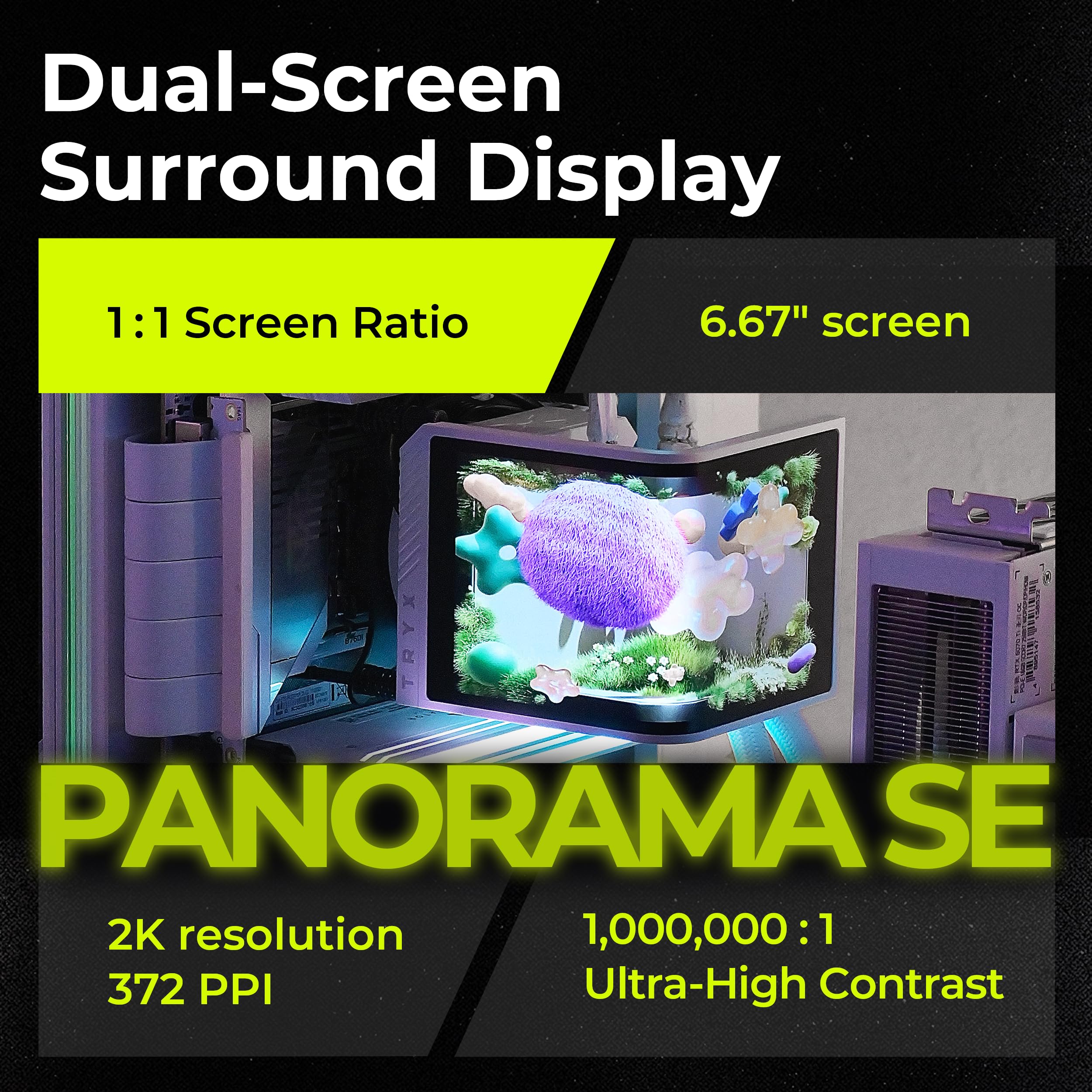 Amazon | TRYX オールインワン 簡易水冷 CPUクーラー PANORAMA SE