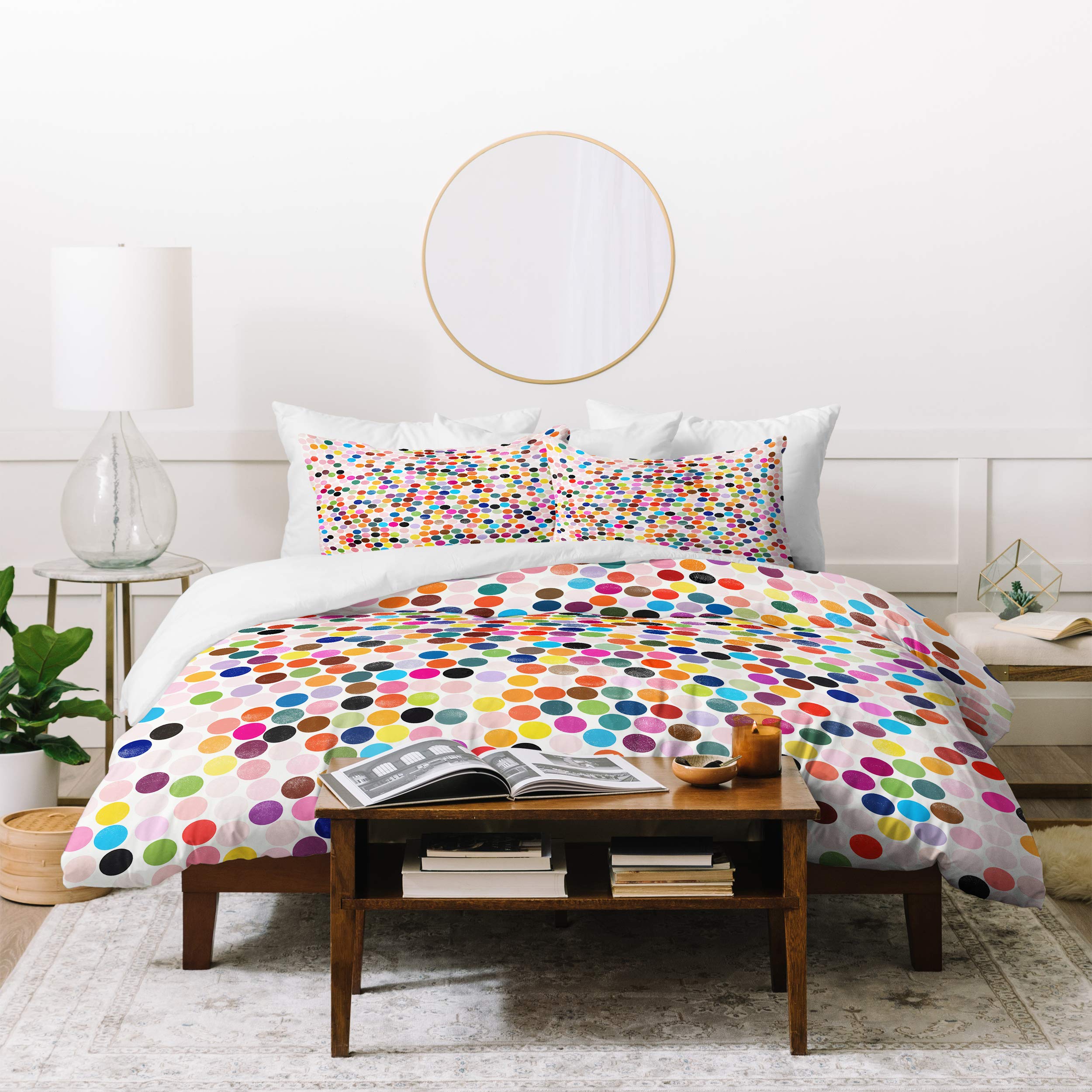 Deny Designs Garima Dhawan Dance 3 Duvet Set with Two Pillow Shams, King, Multi