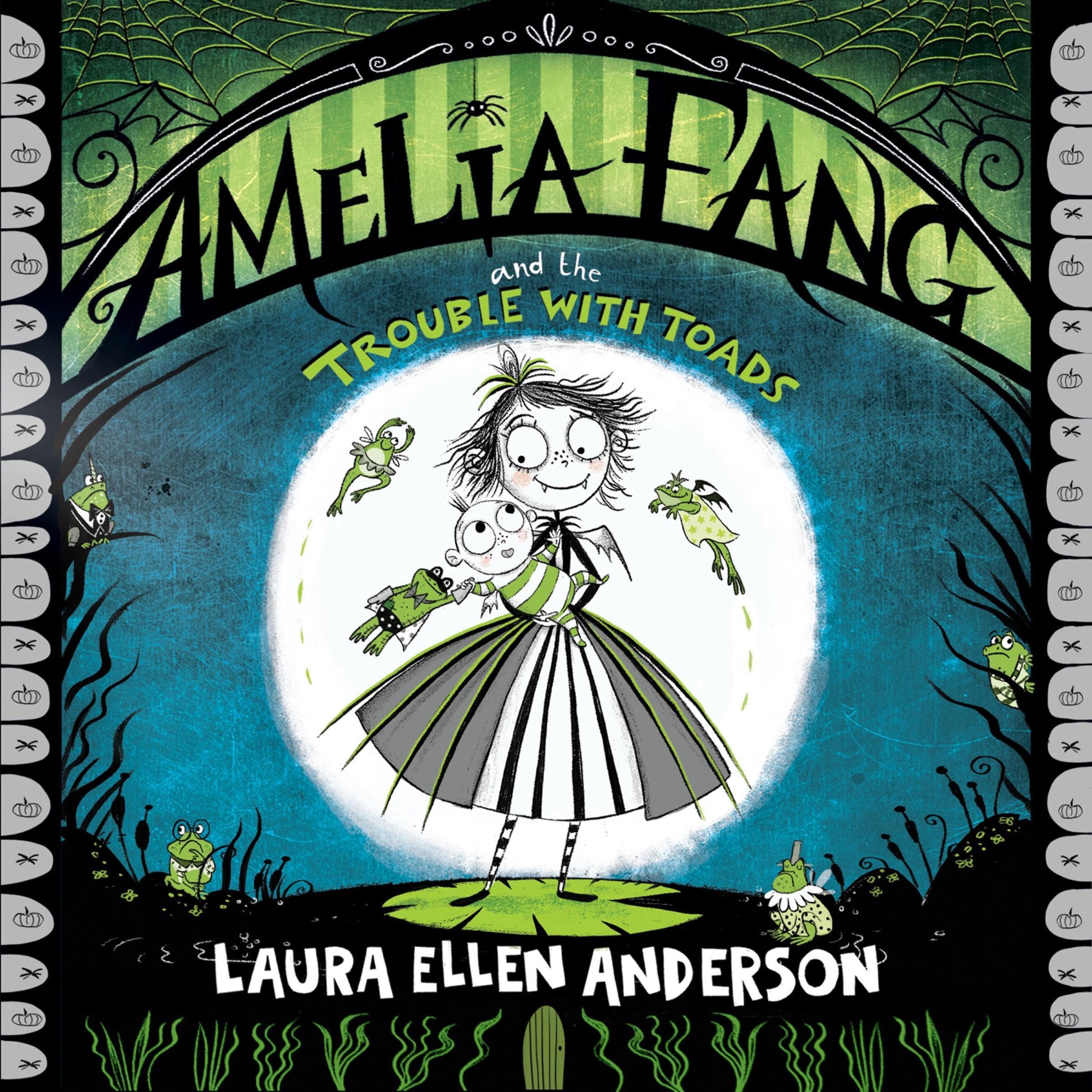 Cover art for Amelia Fang and the Trouble with Toads