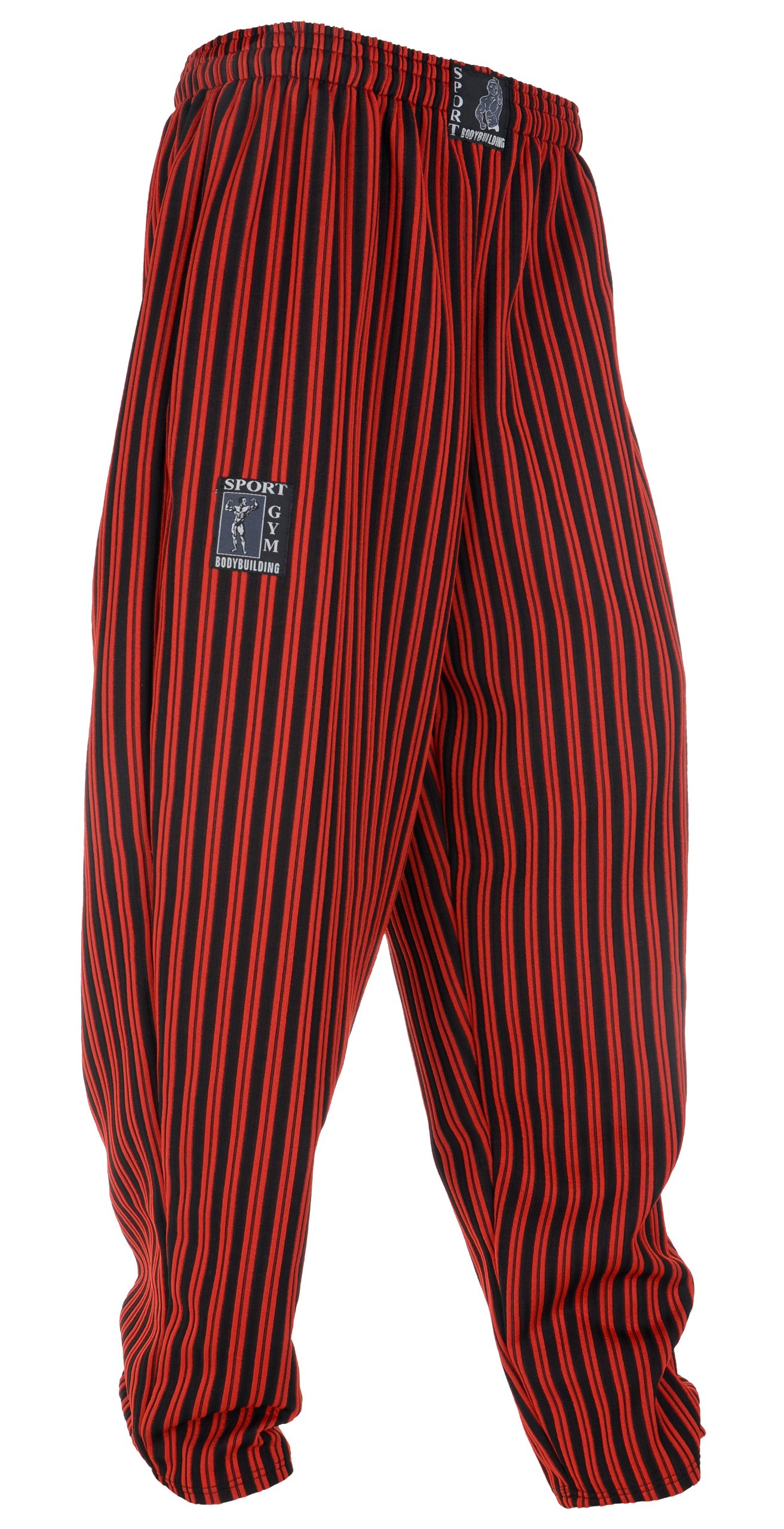 Generisch millionen-olly + pantalones de culturismo + gimnasio + pantalones deportivos + pantalones bombachos + AM rojo + S M L XL XXL XXXL