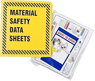 Brady BR361Y Prinzing 1.5 inch Yellow MSDS Binder (1 Each)