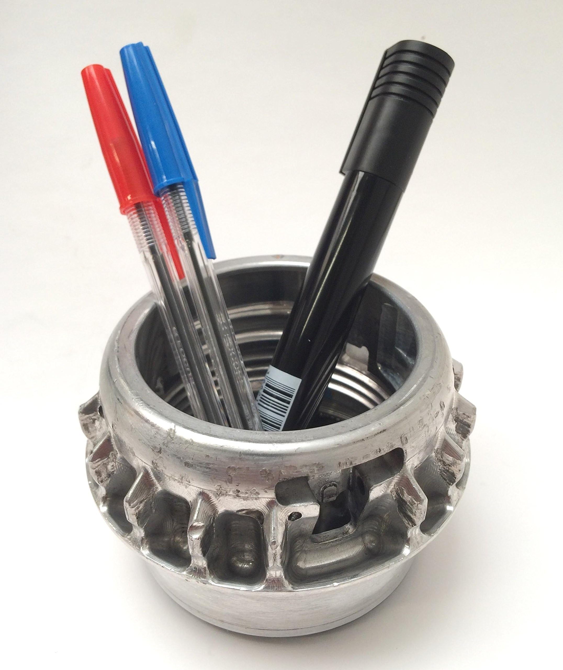 Force India F1 office desk tidy organizer pen pot holder accessory Formula 1 motorsport mechanical engineering guys mans driving gift