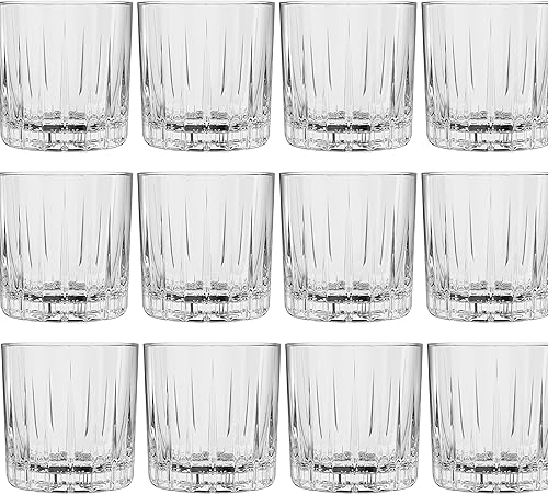 LEMONSODA Vasos de whisky Double Rocks de alta calidad, juego de 12 vasos de cóctel, whisky, whisky y coñac, regalos para hombres, mujeres,
