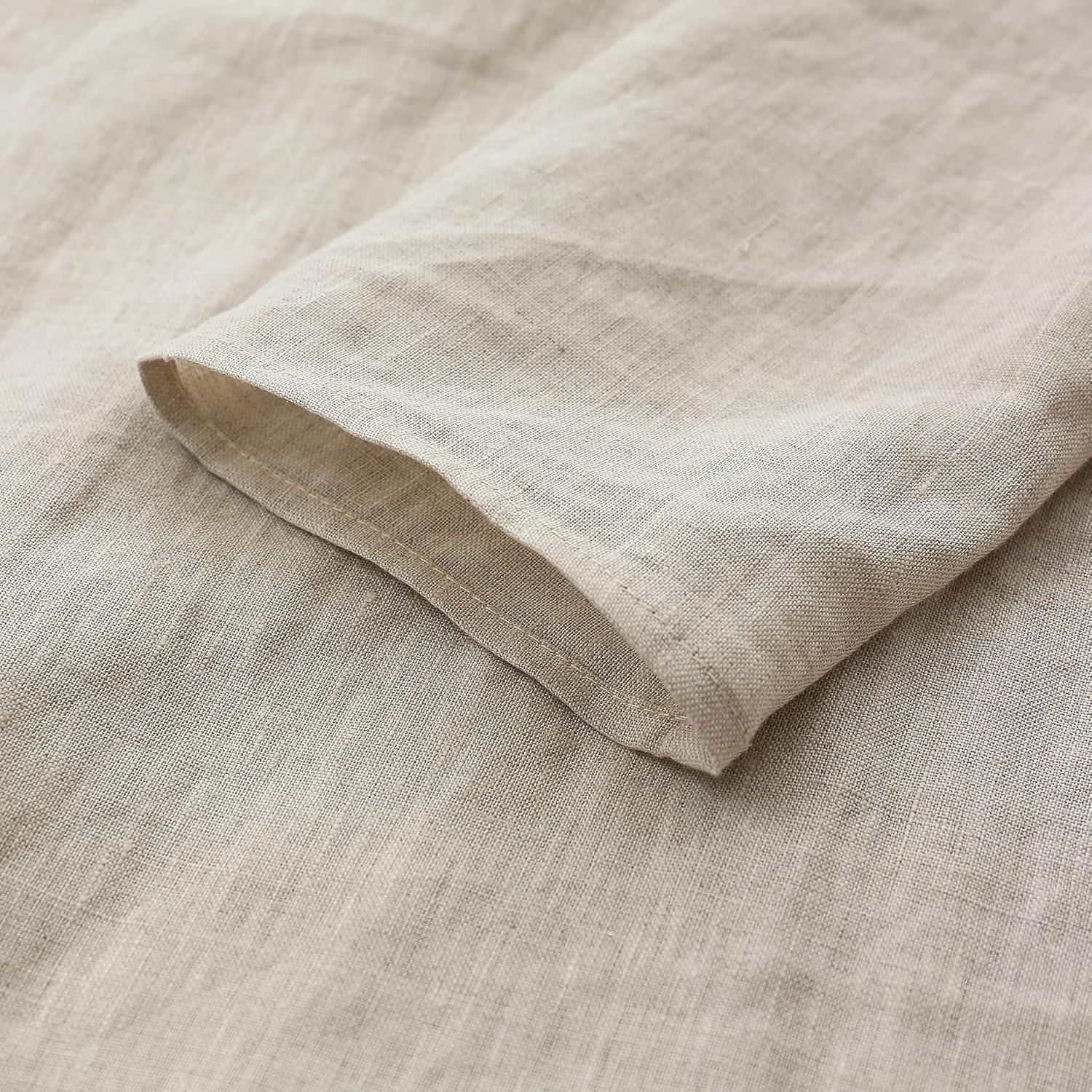 Amazhiyu Women's Linen 3/4 Sleeve Blouse Crew Neck Summer Casual Tops Loose Fit - Image 7