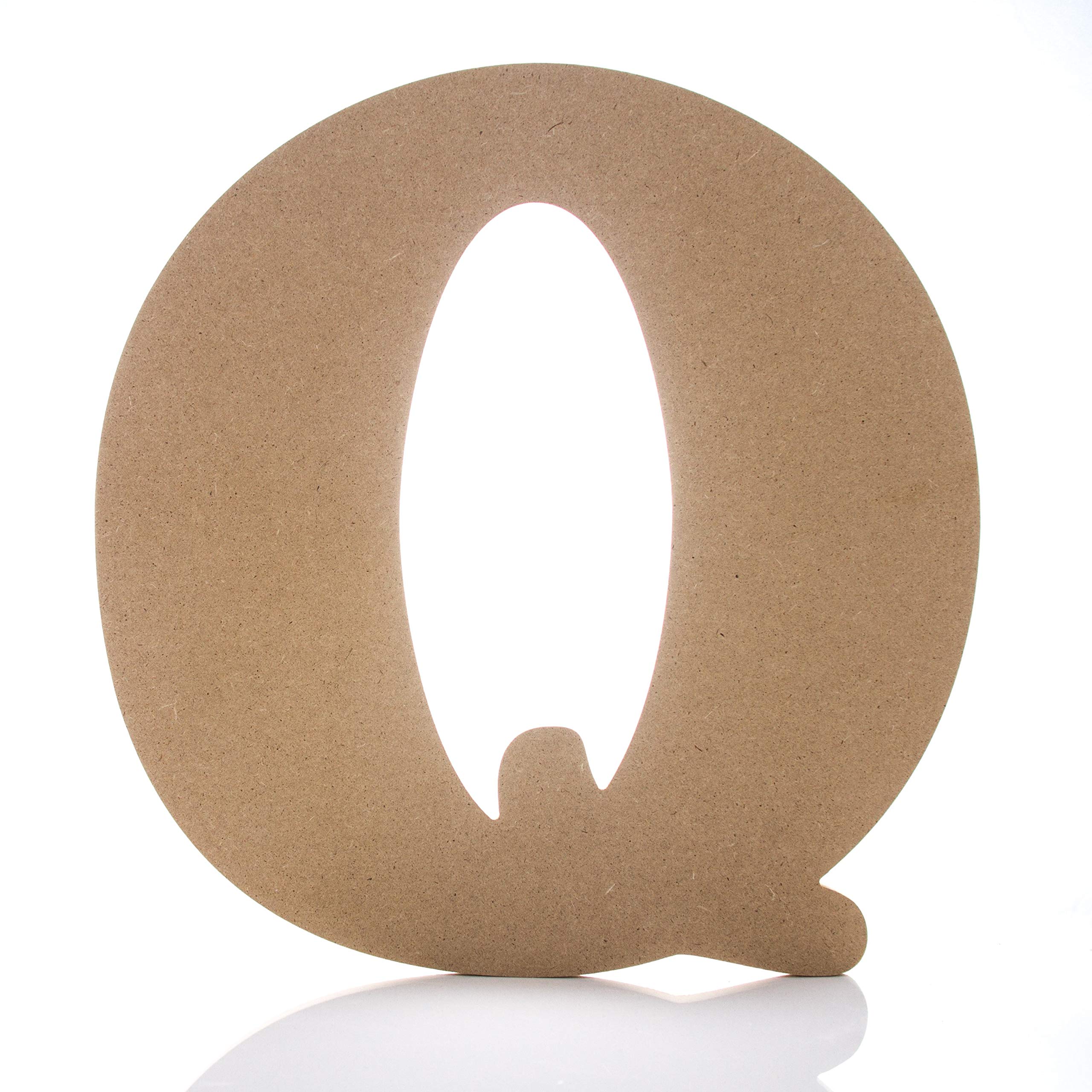 JoePaul's Crafts Large Wooden Letters - 12" - Q - Premium Unfinished Wood Letters for Wall Decor (12 inch, Q)