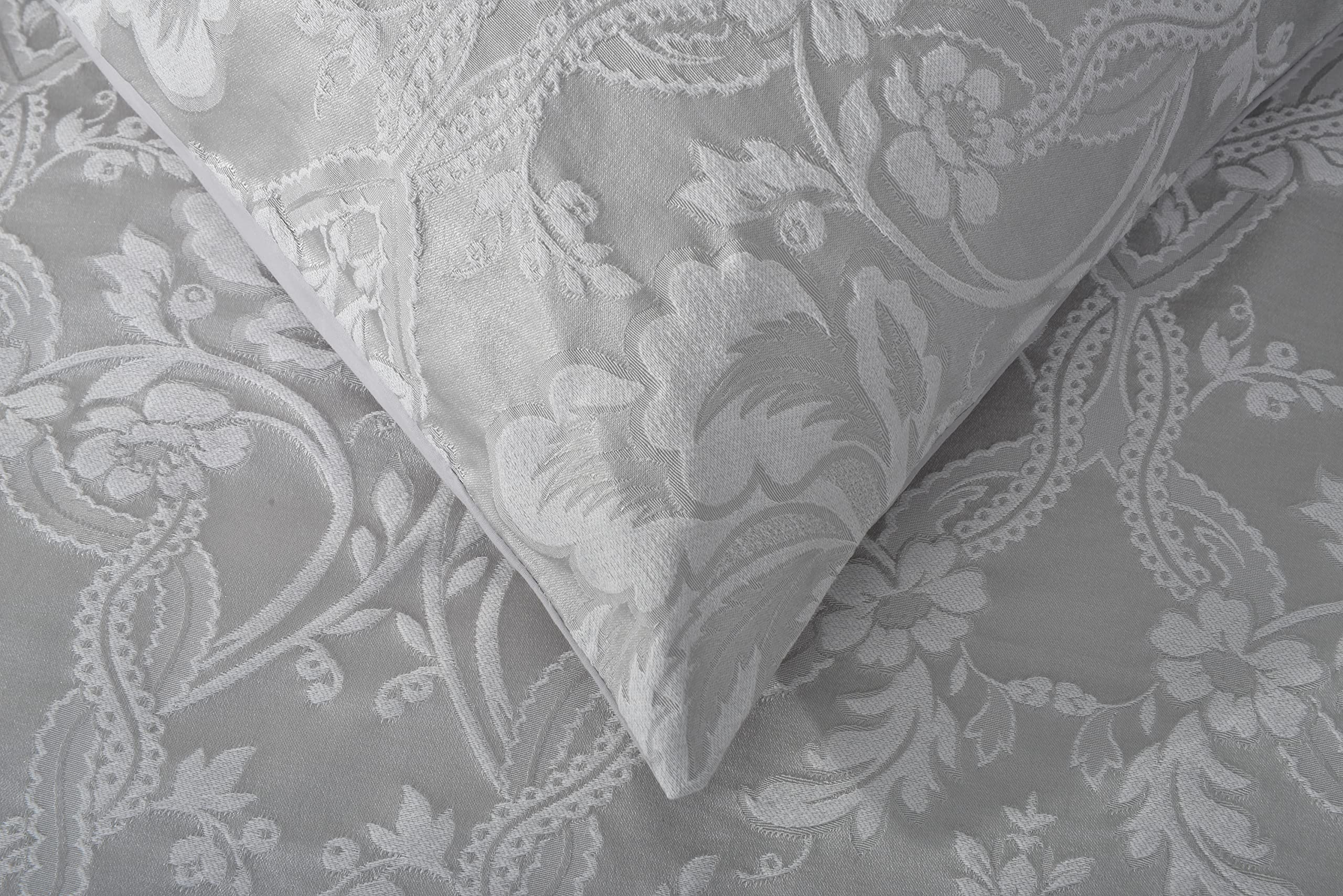 YF41367118 4-teiliges Bettwäsche-Set Audrey 200x220cm grau