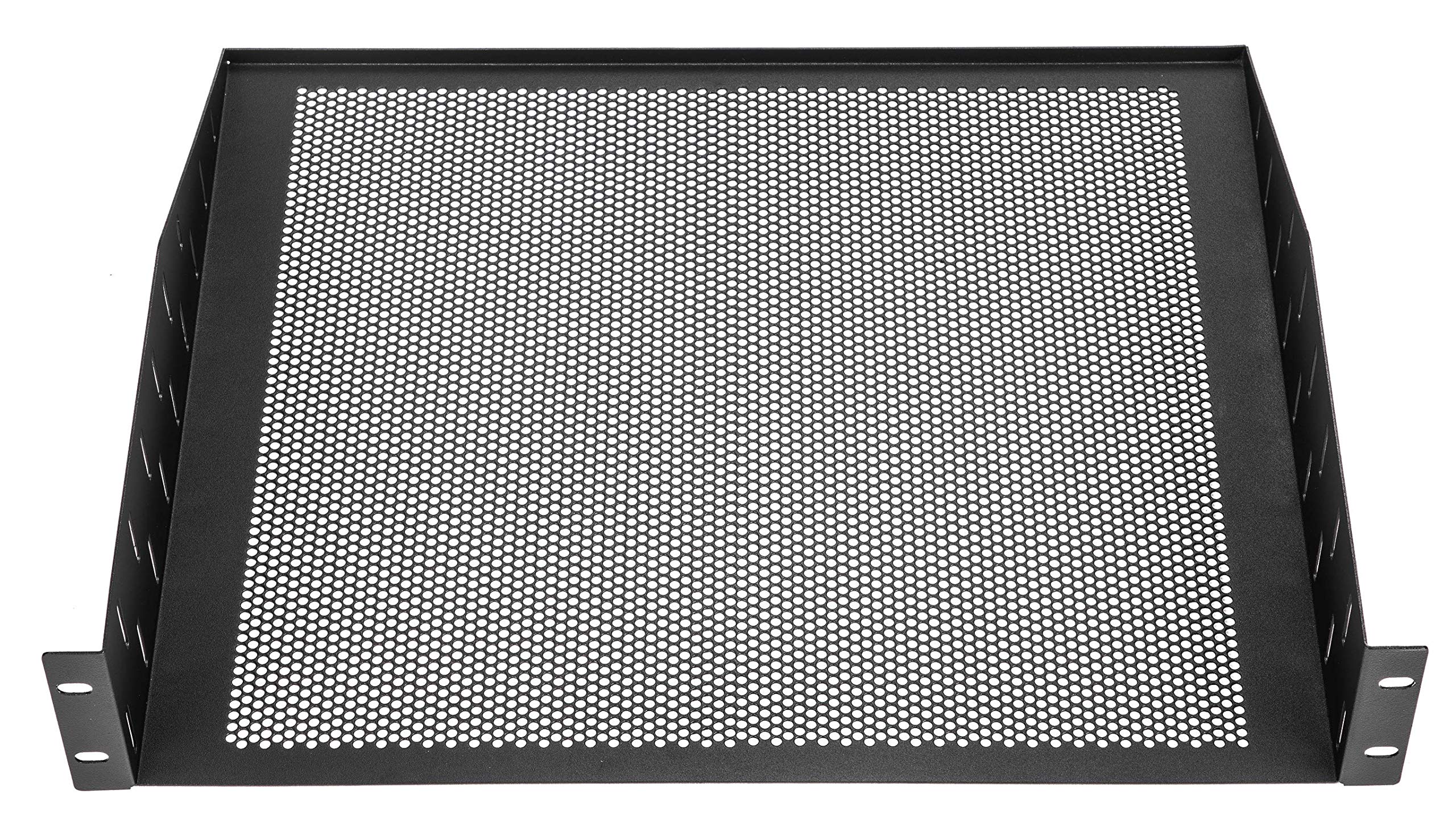 KENUCOVented Universal Rack Shelf, Vented 2U (B-151-2U)