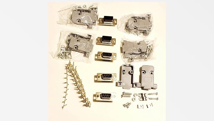 96paleco 【パレ子　DAMNGOOD!! Ver.】 Amazon.com: Connectors Pro 5 Sets Crimp Type DB9 Female +
