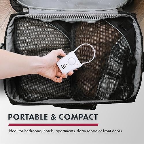 Miniatura 4 de Sabre alarma para picaporte de puerta, alarma de 110 dB para seguridad de la casa, audible hasta 600 pies, 185 m, de distancia alarma de seguridad