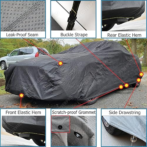 Vista 46 de Funda de coche para Mazda MX-5 Miata XTREMECOVERPRO PRO Series 2000, 2001, 2002, 2003, 2004, 2005, 2006, 2007, 2008, 2009, color negro Negro