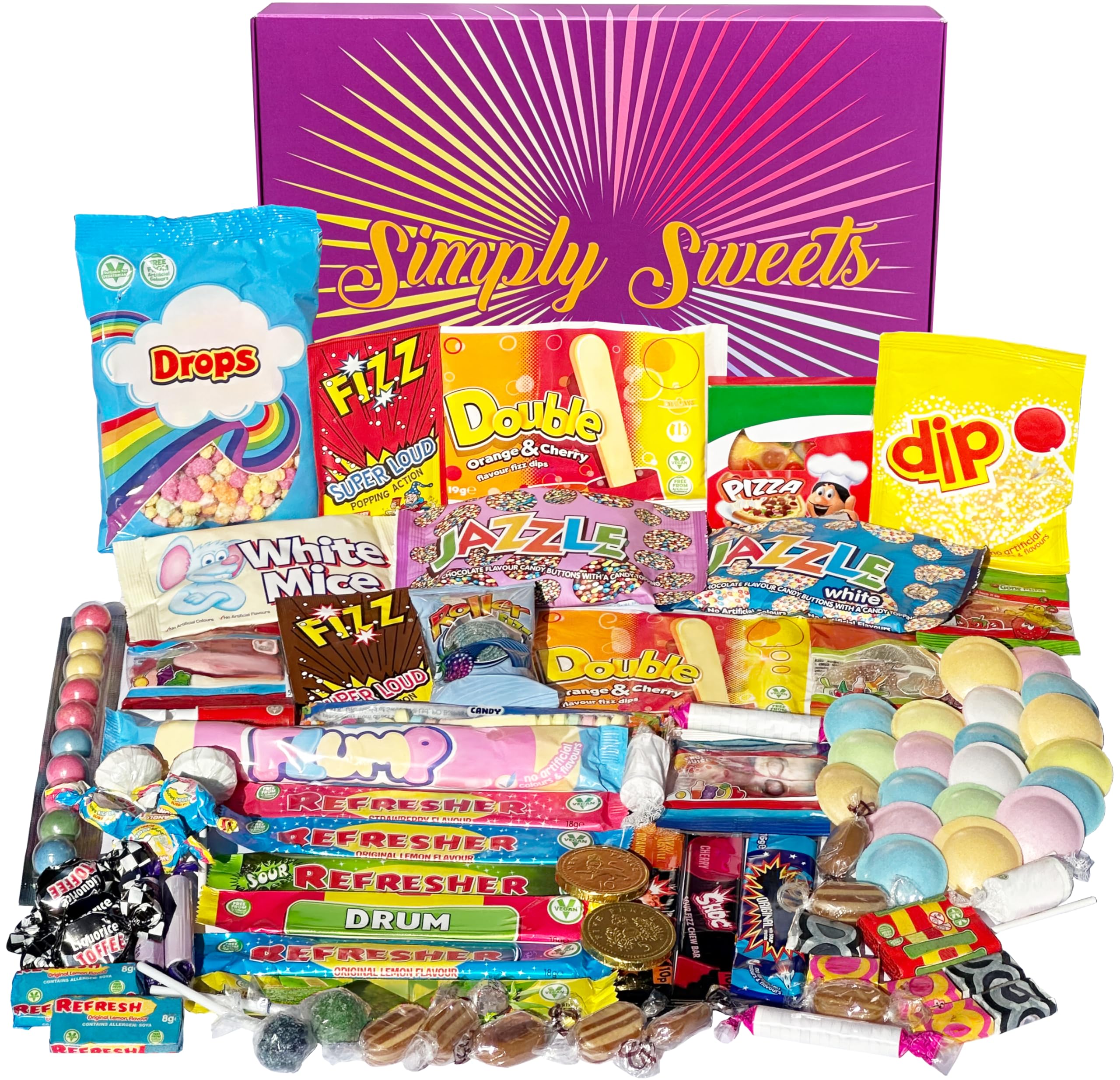 Sponsored Ad – mega retro sweets hamper gift box. A perfect present for Birthdays, Get Well Soon, Christmas. Packed in a fun stylish unique box.
