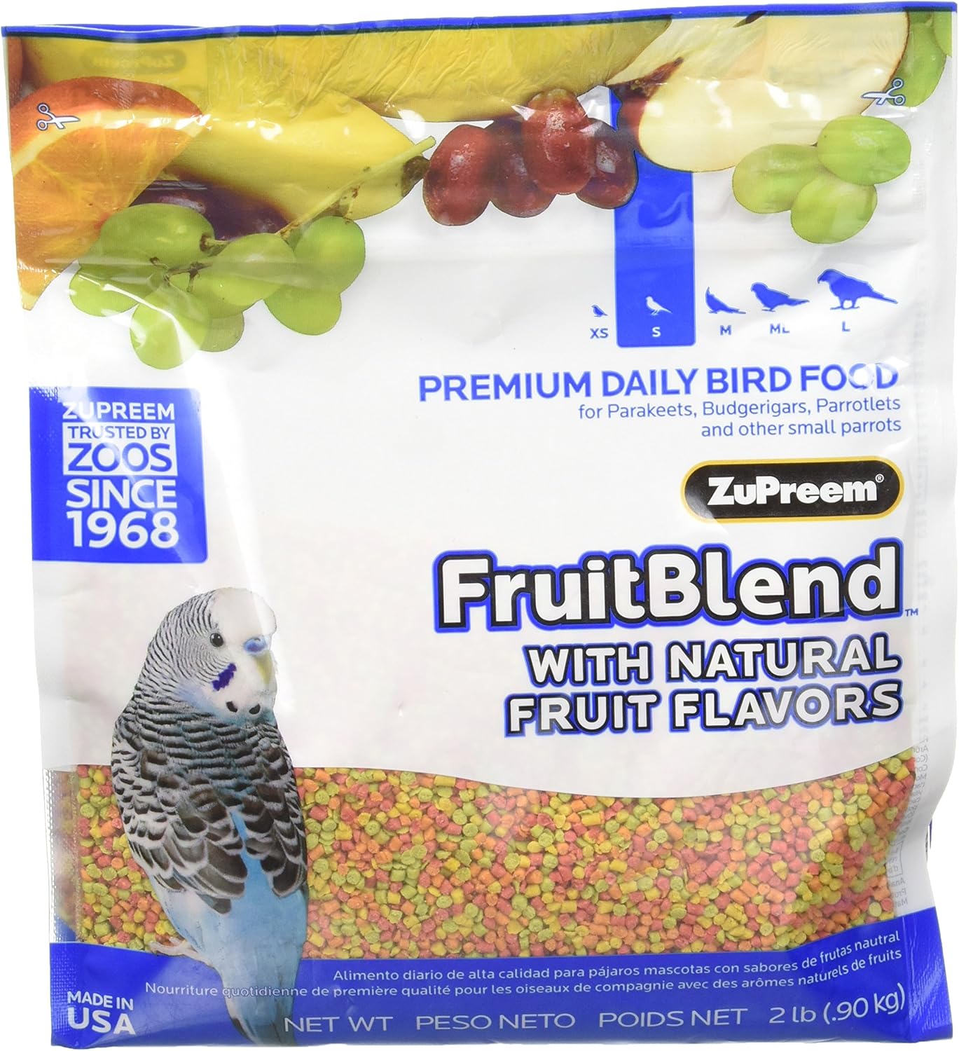 ZuPreem 2LB SM Avian Diet