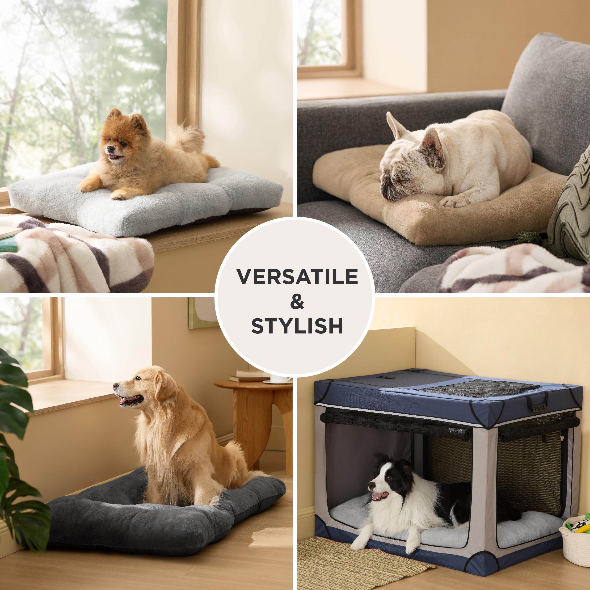 Bedsure Cuscino Per Cane Grande Da Interno Impermeabile XL 110 X 90 Cm