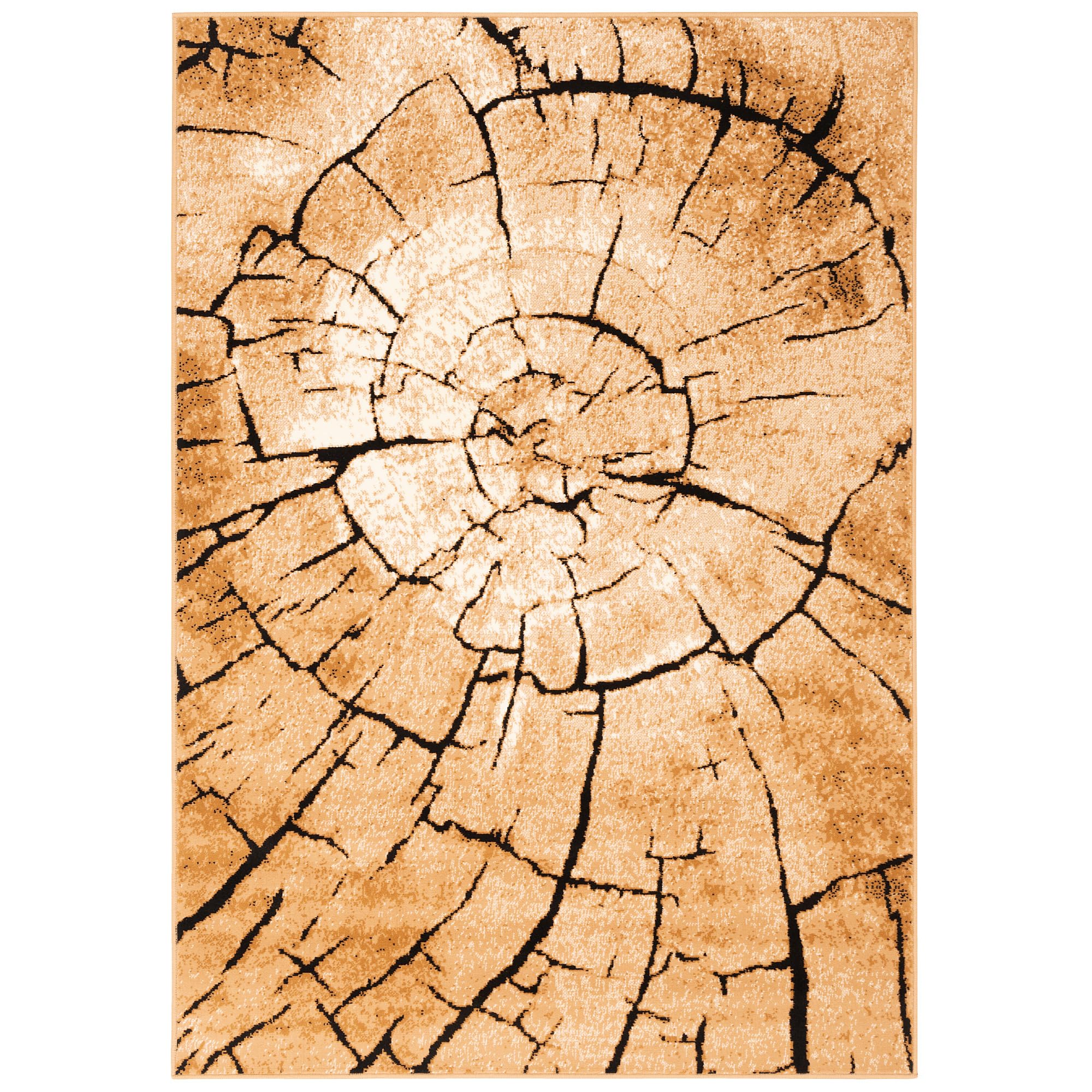 Pergamon Samba - Tapis de Designer Moderne - Nature Marron Beige - 5 Tailles