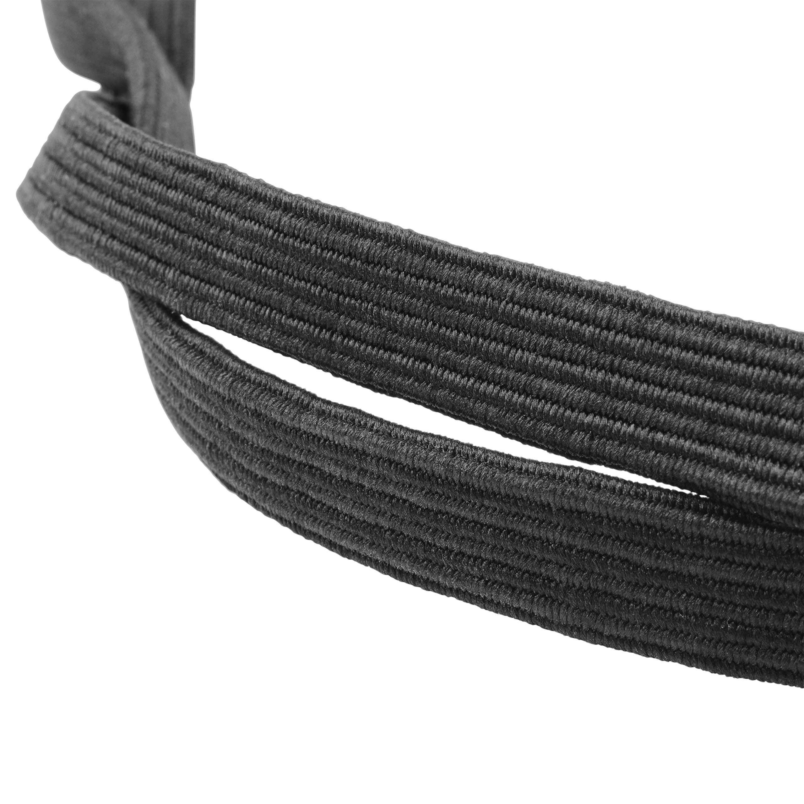 Snapklik.com : BV Bike Black Double Elastic Strap
